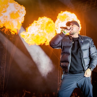 Kool Savas beim Heroes Festival.