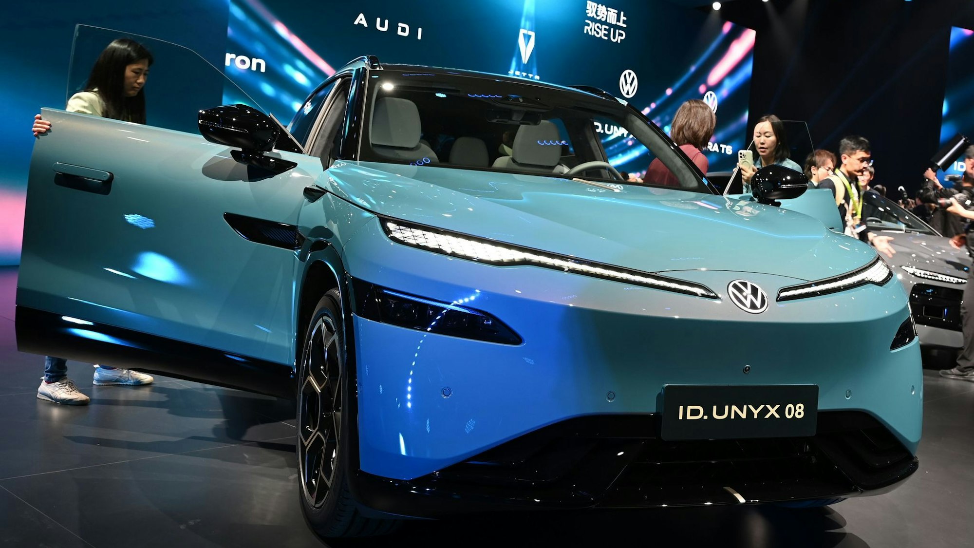 Vor der Automesse in Peking