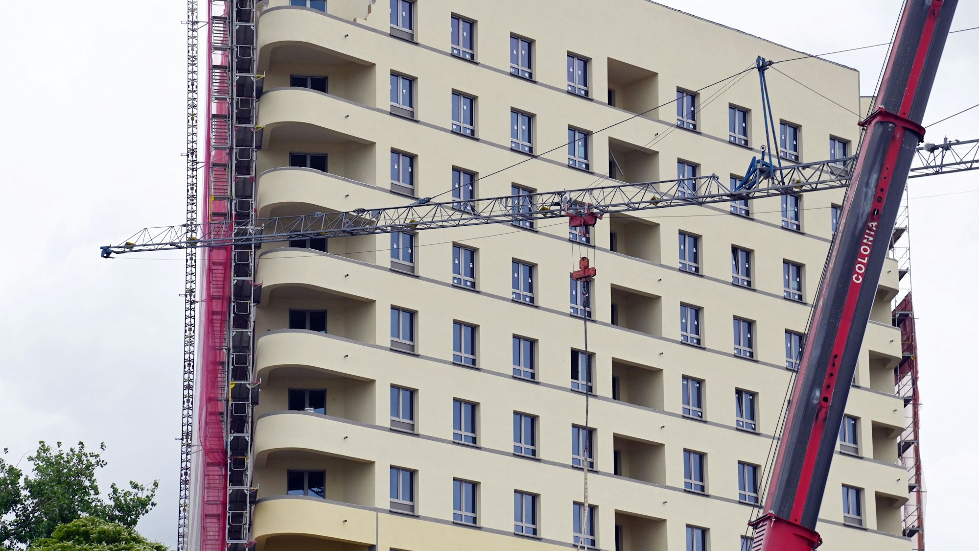 Mit dem Projekt „SechtM“ der GAG an der Sechtemer Straße in Raderberg sind 2025 211 Wohnungen fertig geworden (Archivbild aus der Bauphase).