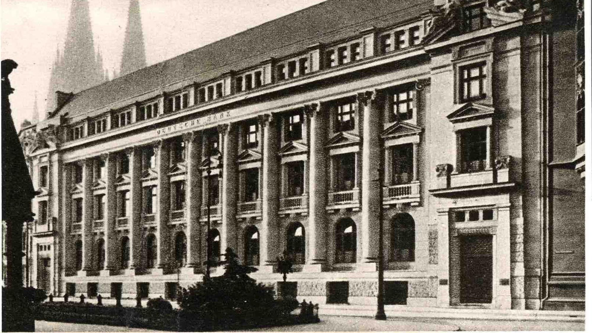 Deutsche Bank-Filiale An den Dominikanern vor 1939