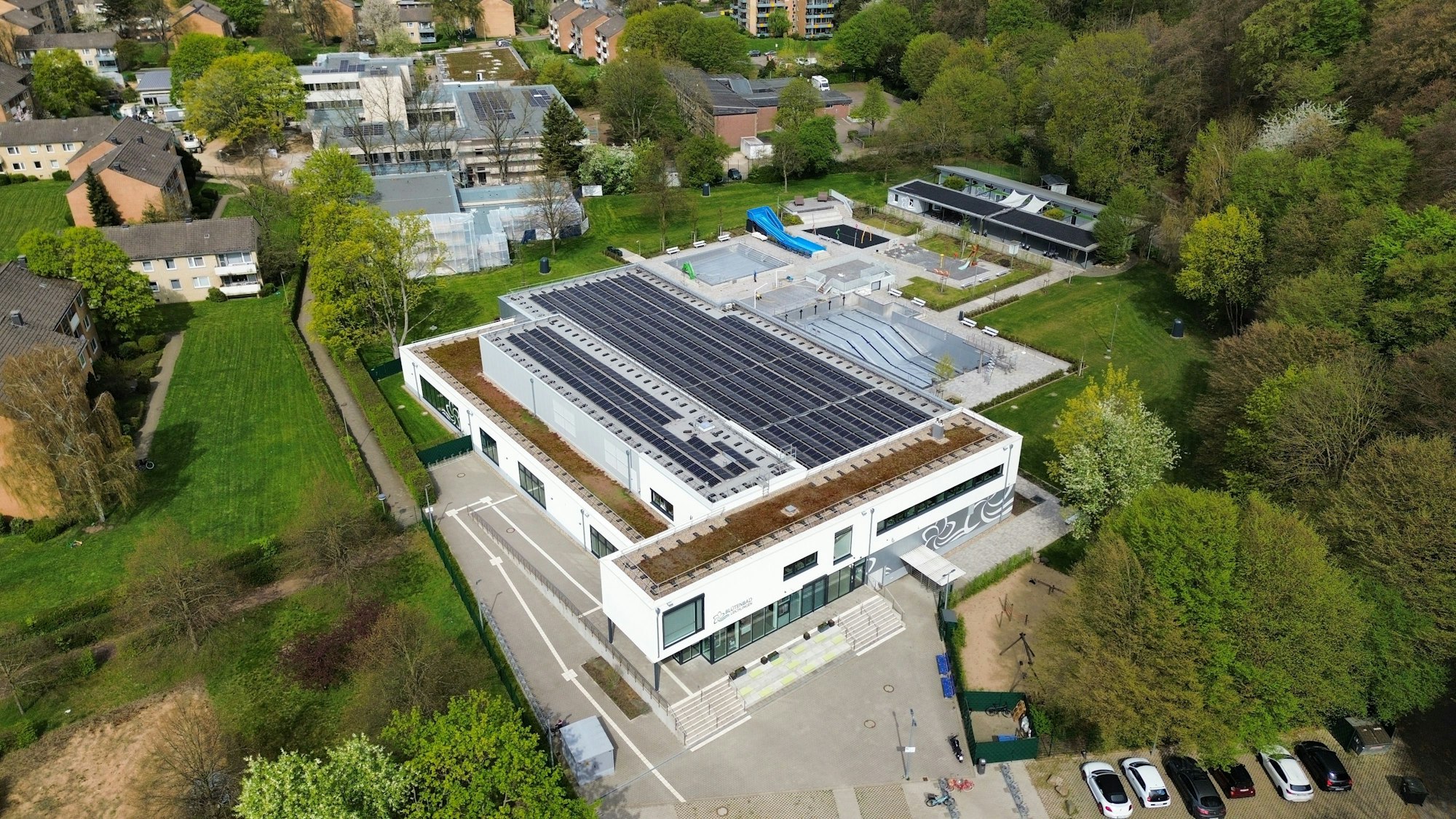 Das Blütenbad von oben