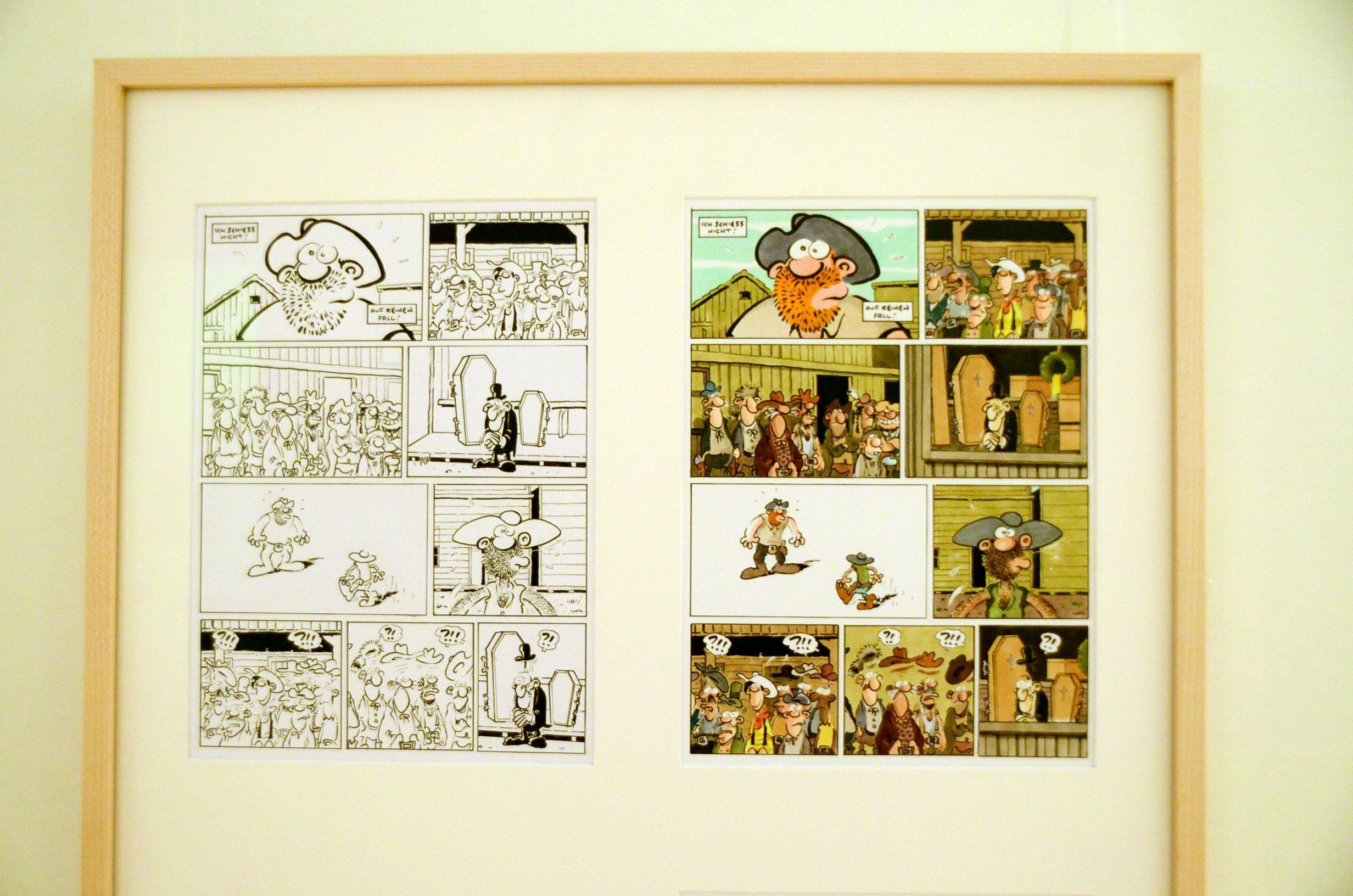 Kein Kinderkram heißt die neue Ausstellung im Bilderbuchmuseum Burg Wissem in Troisdorf
Auch Ralf König hat schon für Kinder gezeichnet.