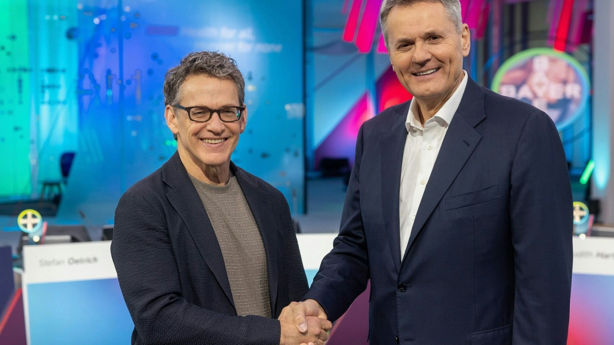 Vorstandschef Bill Anderson und der Vorsitzende des Aufsichtsrats, Norbert Winkeljohann