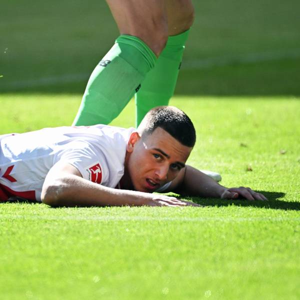 Fussball, Bundesliga, Deutschland, Herren, Saison 2025/2026, 31. Spieltag, Rhein Energie Stadion Köln, 1. FC Köln - Bayer Leverkusen Said El Mala KOE. Enttäuschung, Frust, Aktion. *** Football, Bundega, Germany, Men, Season 2025 2026, 31 Matchday, Rhein Energie Stadion Köln, 1 FC Köln Bayer Leverkusen Said El Mala KOE Disappointment, Frustration, Action