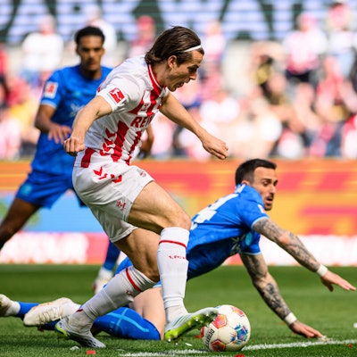 COLOGNE, GERMANY - 25 APRIL, 2026: Jakub Kaminski - The football match of Bundesliga 1.FC Koeln vs Bayer 04 Leverkusen at Rhein Energie Stadion. PUBLICATIONxNOTxINxRUS Copyright: xVITALIIxKLIUIEVx