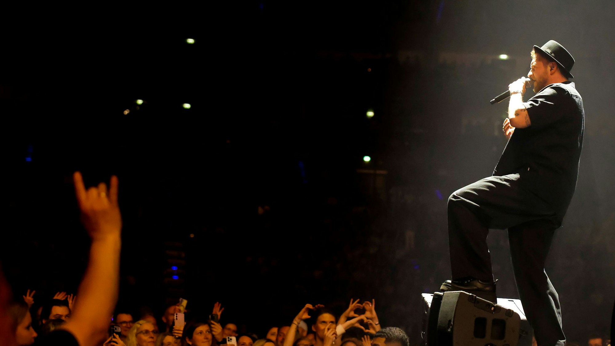 Konzert von Johannes Oerding in der Kölner Lanxess-Arena.