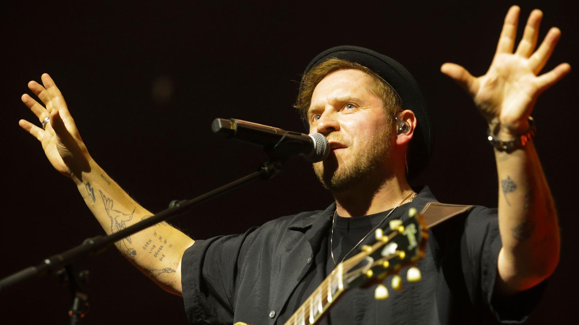 Konzert von Johannes Oerding in der Kölner Lanxess-Arena.