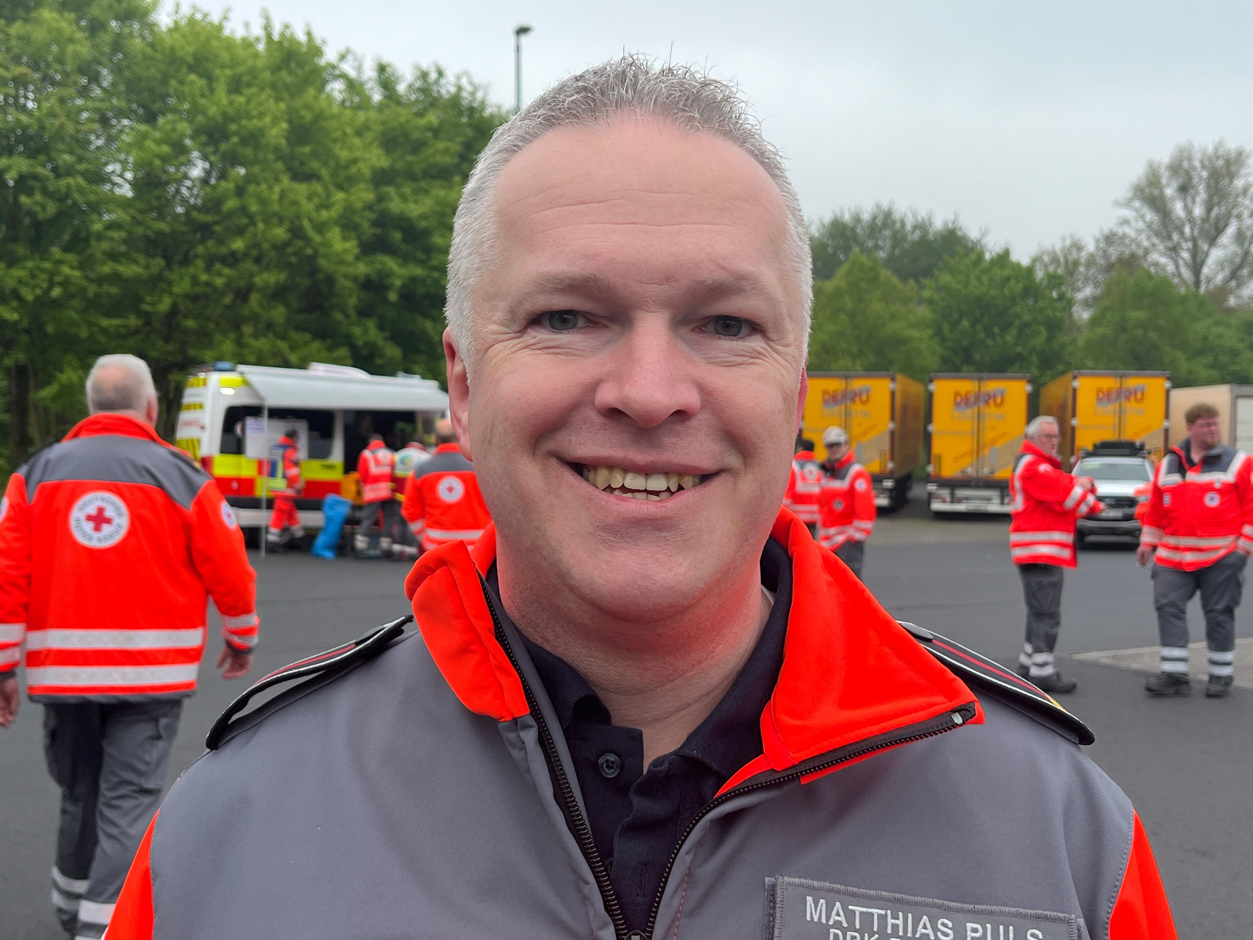 Übungsleiter Matthias Puls war mit den Erkenntnissen aus der Übung zufrieden.