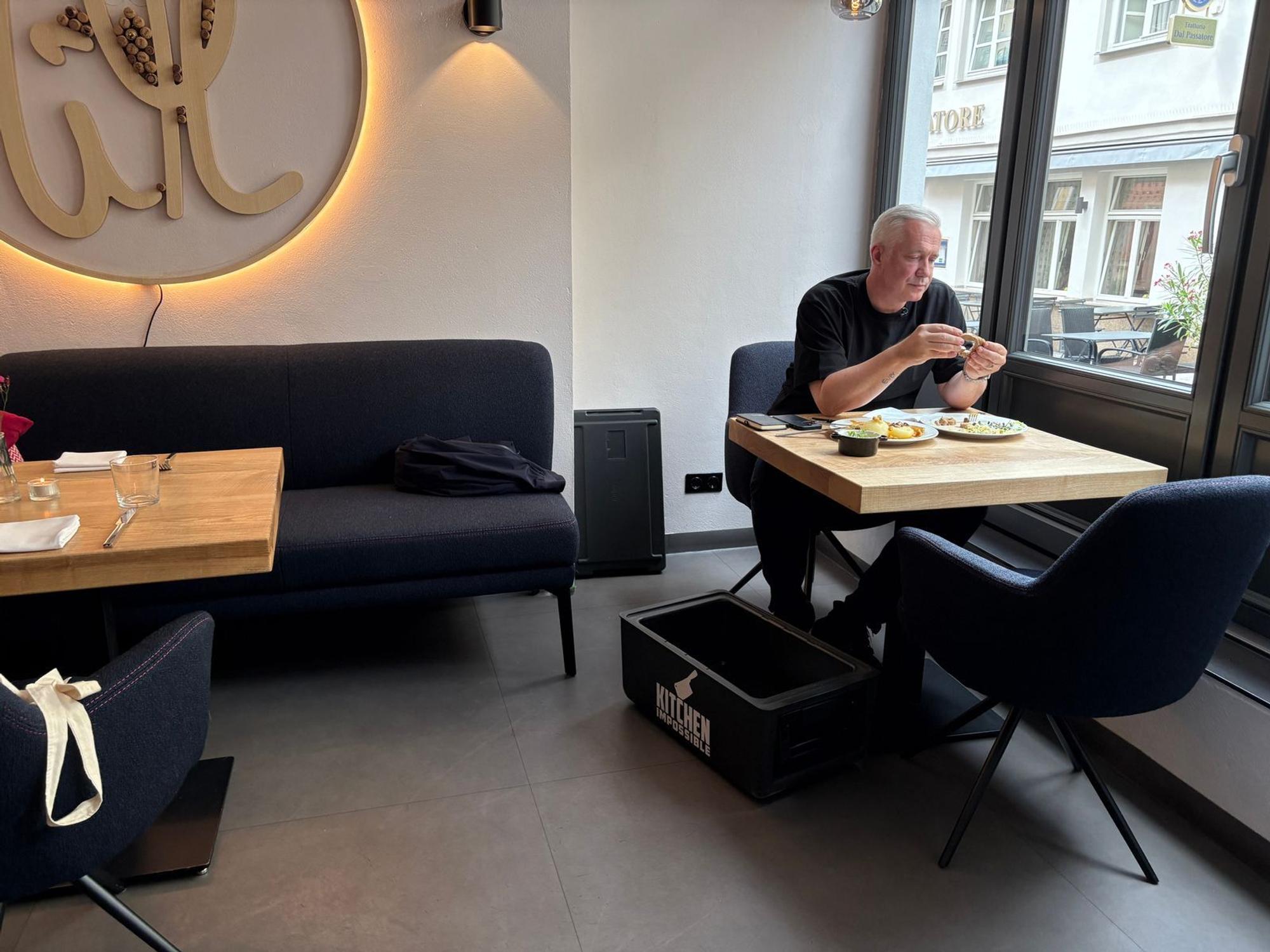 Auf „Coburger Rutscher“ hat Alexander Herrmann gar keine Lust. (Bild: RTL / Endemol Shine / Manuel Becker)