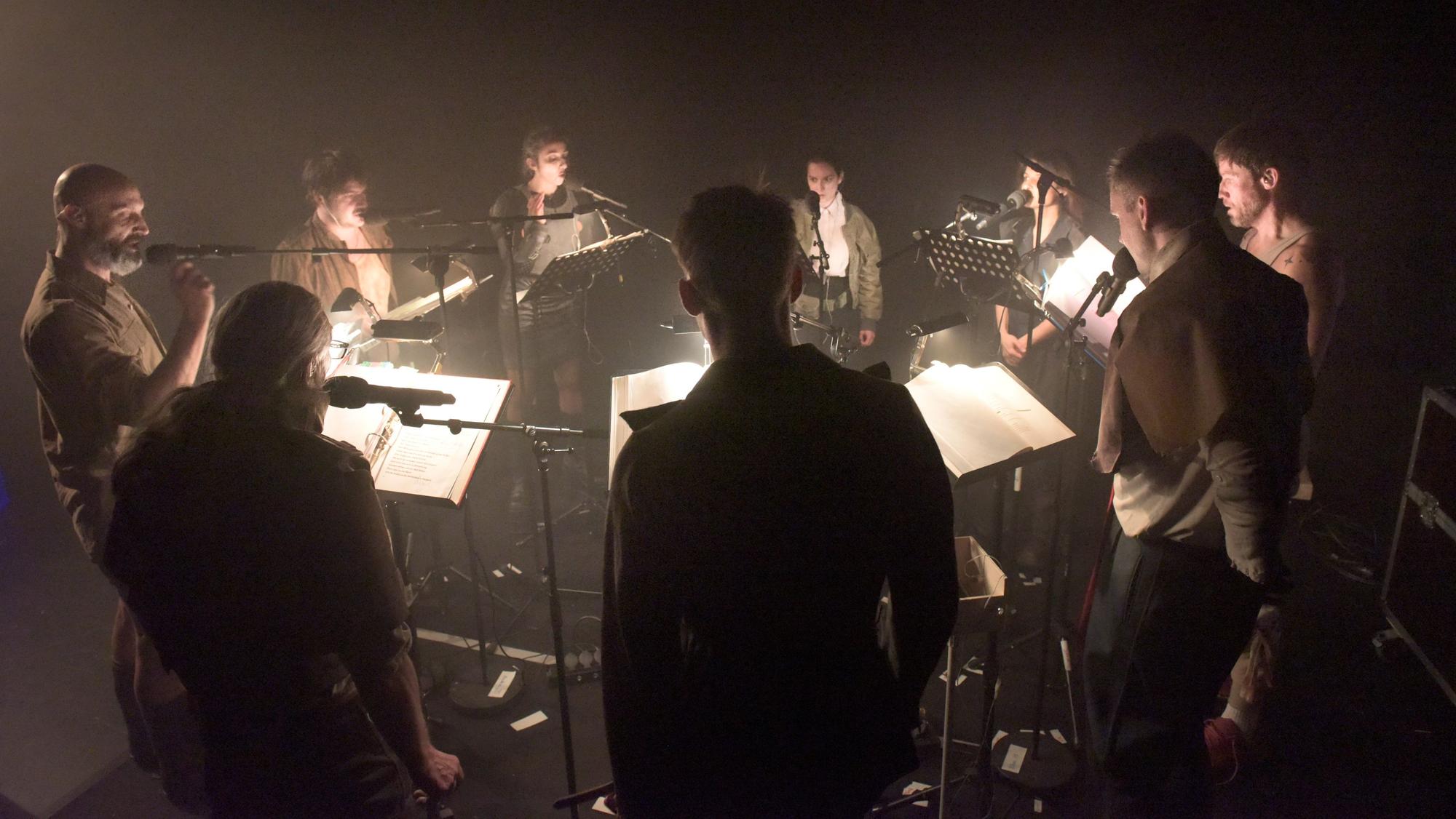 Schauspiel Köln,
"Vergeltung" Live-Hörspiel mit sechs Bildern von Gert Ledig,
Uraufführung: 24.4.2026,
Regie: Sebastian Baumgarten