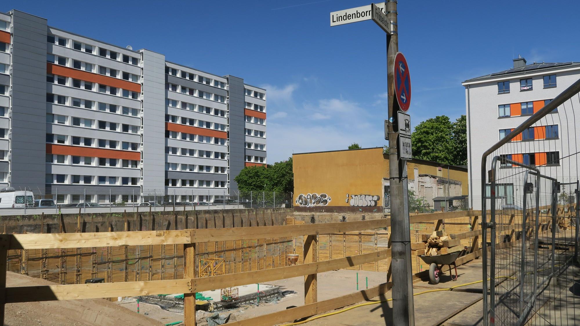Gleich zwei Geschosse wird die Tiefgarage des neuen Gebäudes haben.