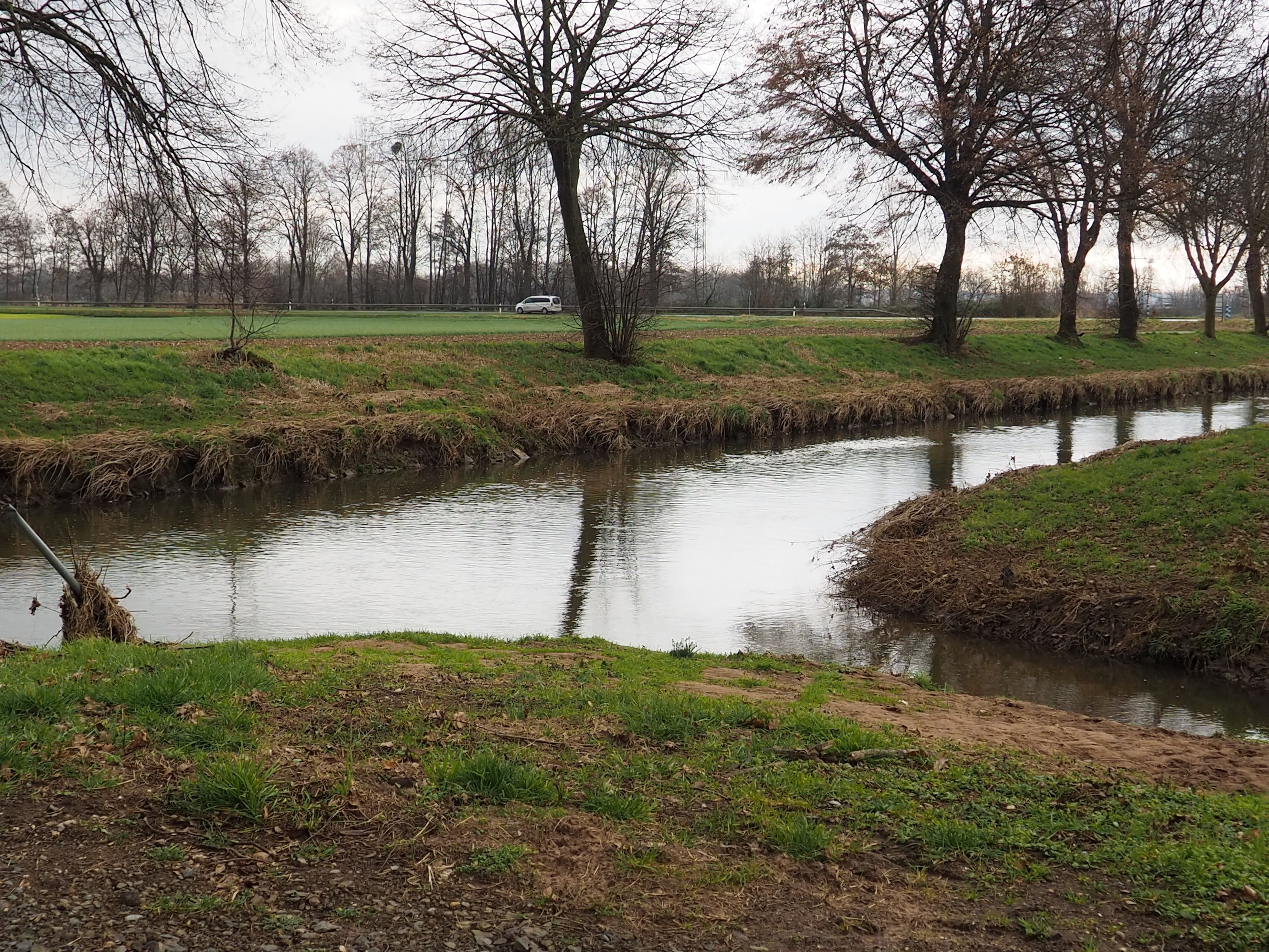 Zu sehen ist der Flusslauf der Erft.