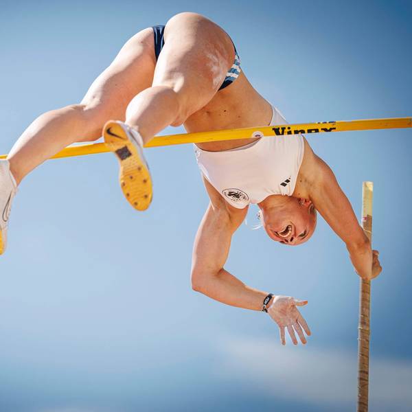 Maja Bertling bei den deutschen U23-Leichtathletik-Meisterschaften in Ulm