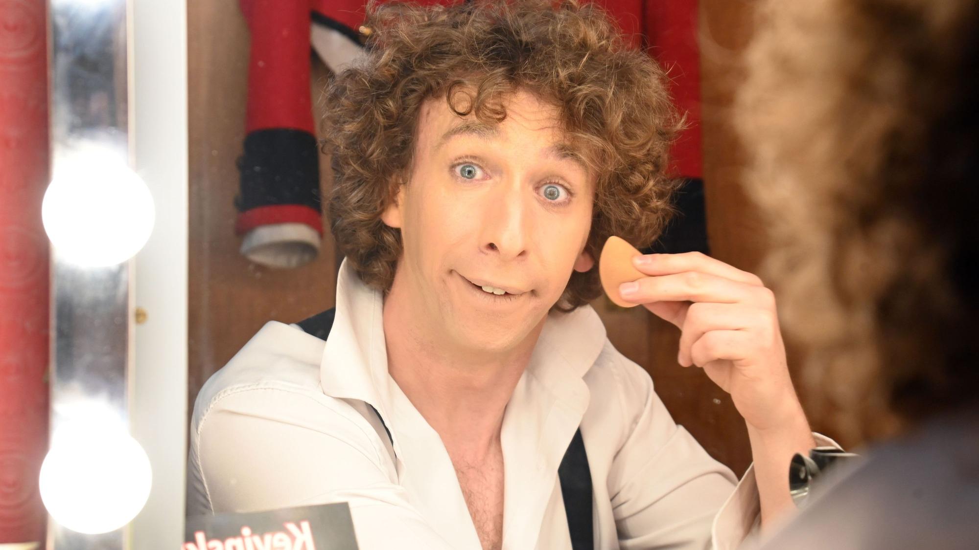 Kevin Gorczynski bei der Vorbereitung auf die Show