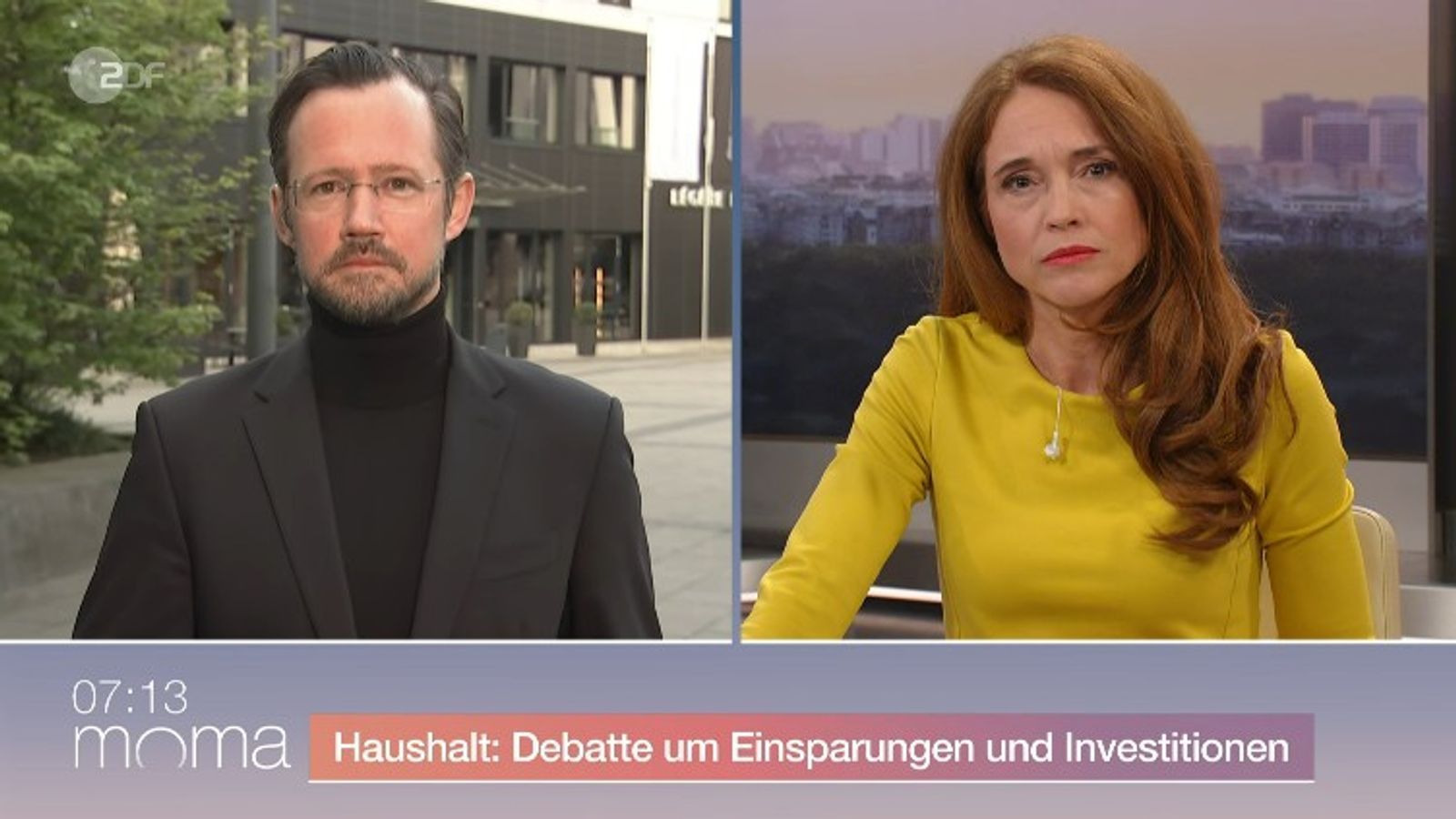 Der erste parlamentarische Geschäftsführer der SPD, Dirk Wiese, äußerte sich im ZDF-“Morgenmagazin“ angesichts der Politik von Donald Trump besorgt. (Bild: ZDF.de)