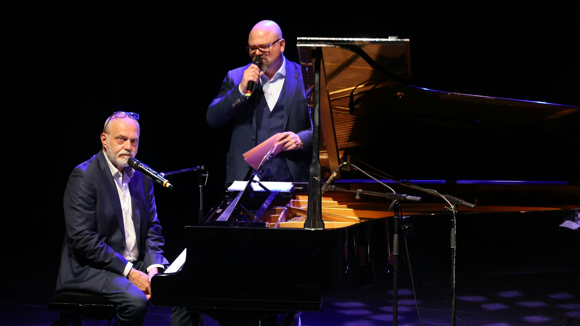 Jan-Gregor Kremp und Arthur Horváth hatten sich zum Kulturtalk getroffen.