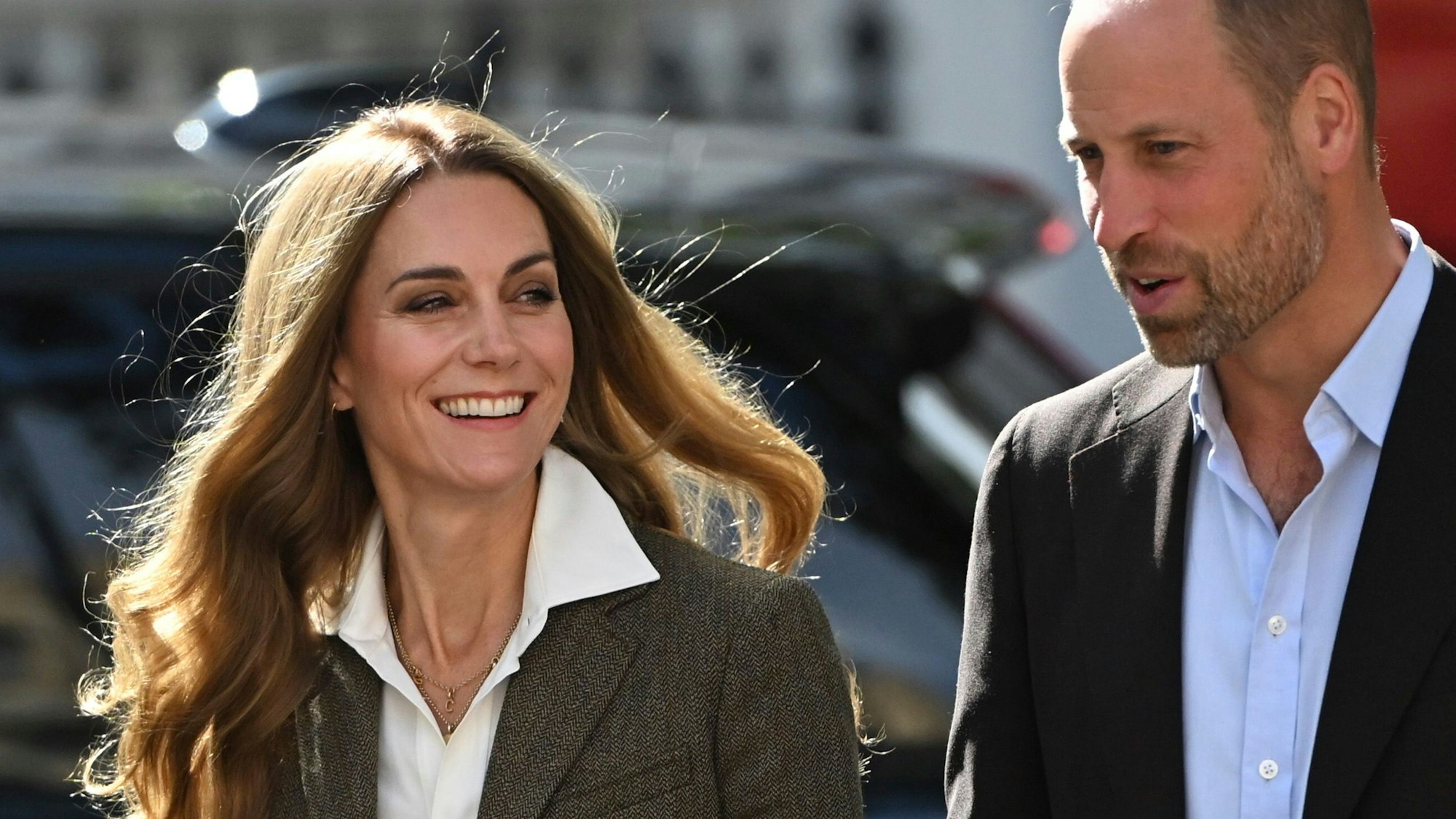 Prinzessin Kate und Prinz William bei einem öffentlichten Termin.