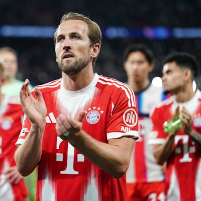 Harry Kane liefert mit Bayern München gegen Paris eine tolle Leistung ab.