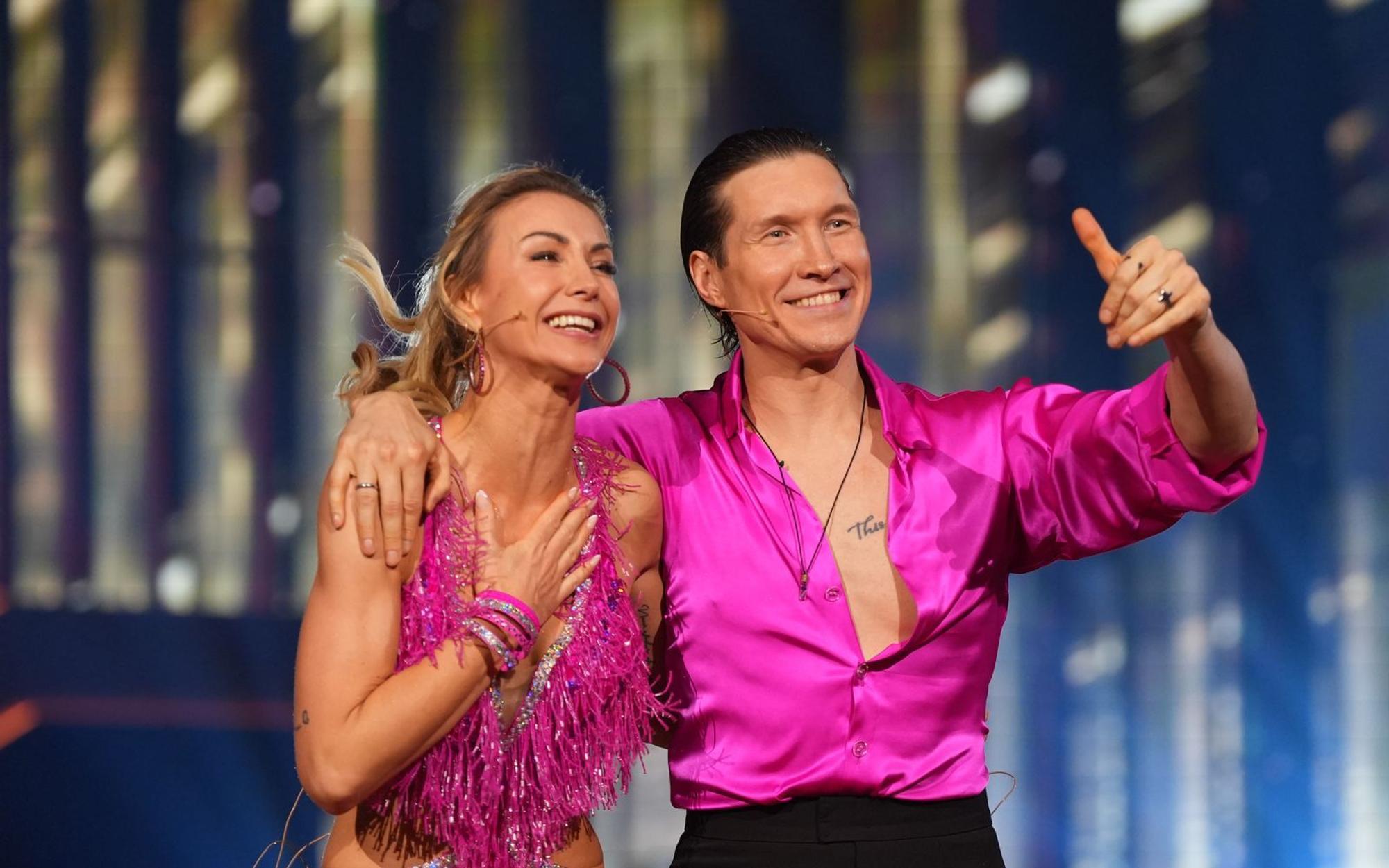 Normalerweise tanzt Anna-Carina Woitschack mit Evgeny Vinokurov. (Bild: RTL / Stefan Gregorowius)
