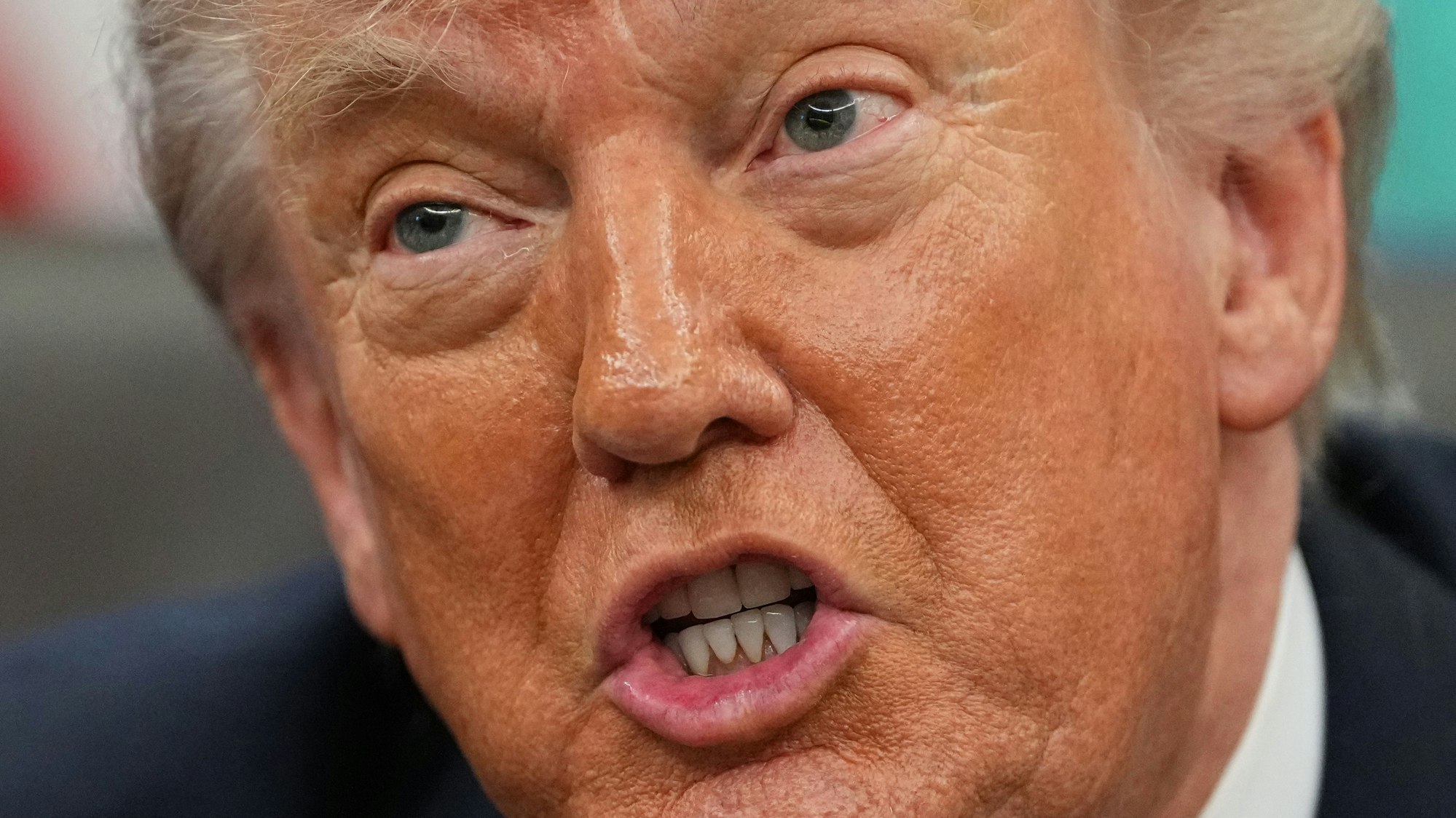 US-Präsident Donald Trump bleibt gegenüber Bundeskanzler Friedrich Merz (CDU) auf Konfrontationskurs. (Archivbild)