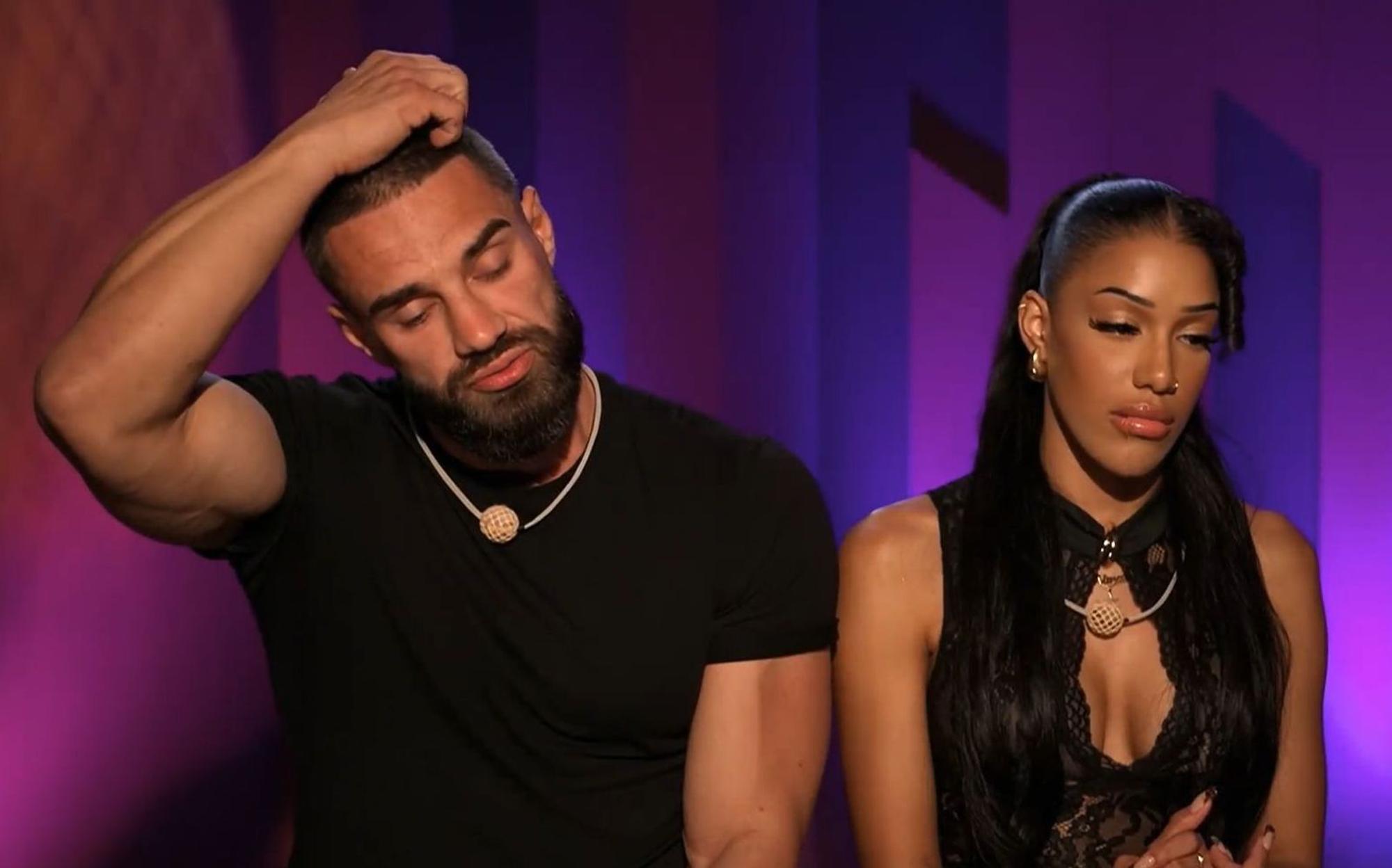 Getrennter geht nicht: Zwischen Aleks und Vanessa gerrscht Eiszeit. (Bild: RTL+)