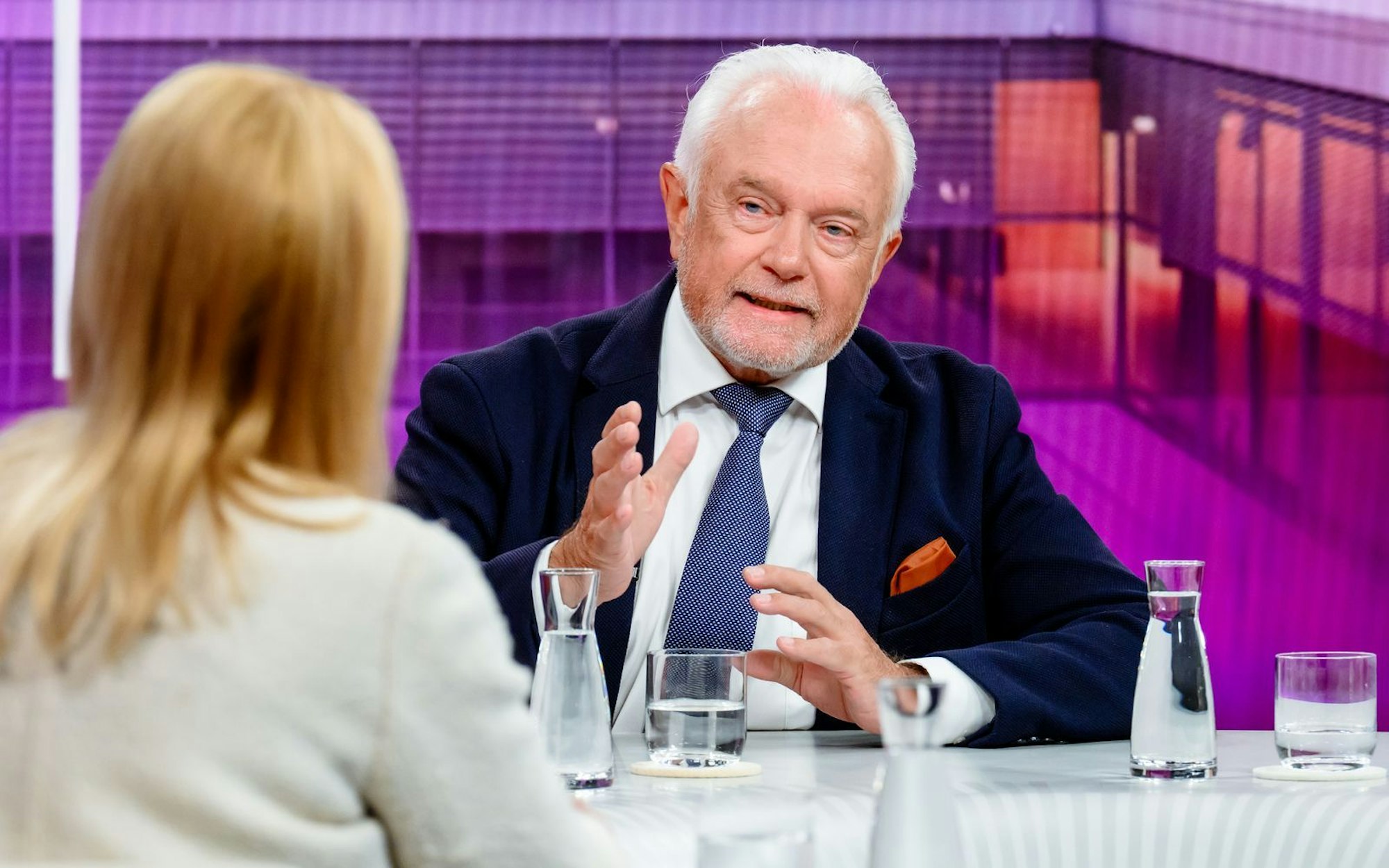 Zwischen FDP-Politiker Wolfgang Kubicki und Kevin Kühnert, inzwischen bei der Bürgerbewegung Finanzwende, entbrannte eine hitzige Diskussion. (Bild: ZDF/Svea Pietschmann )