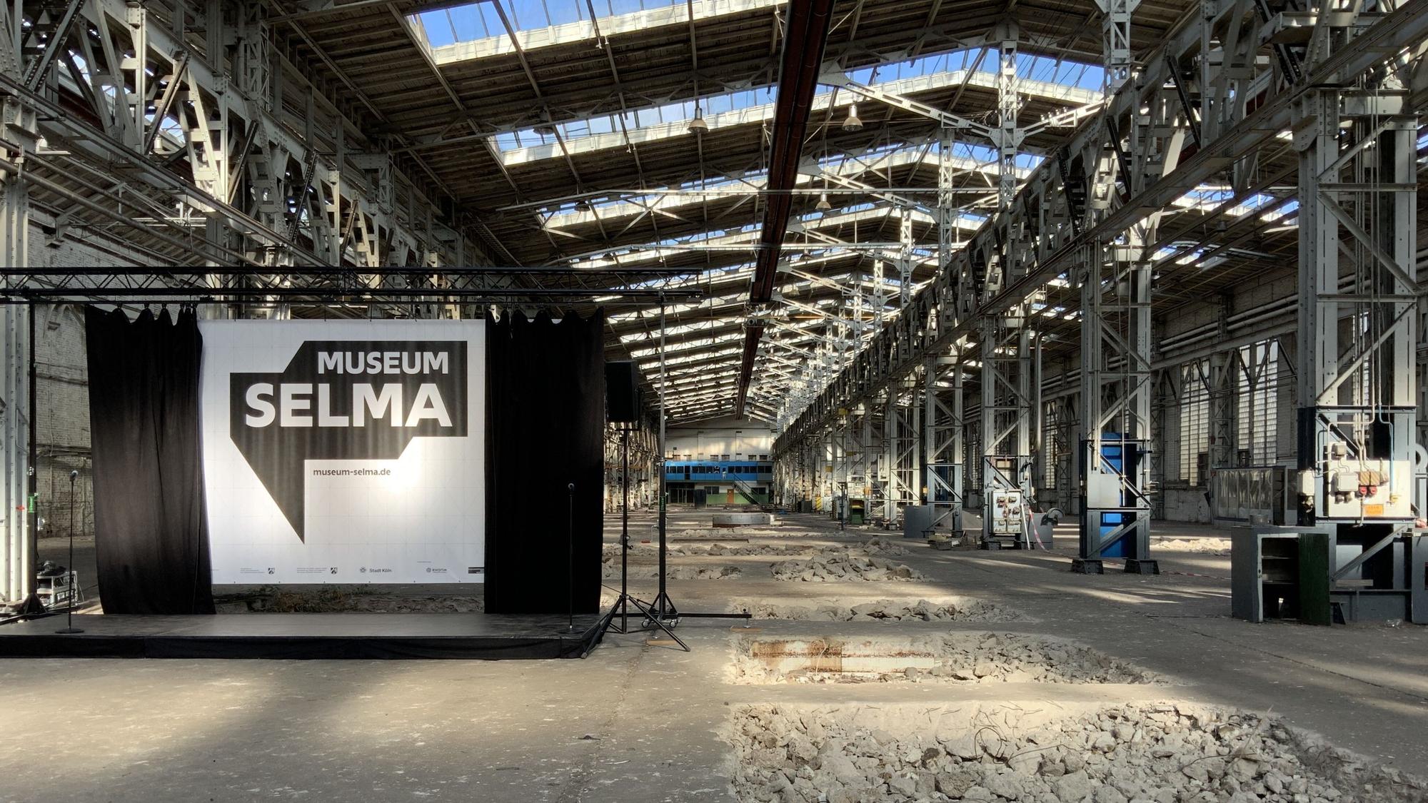 In der Industriehalle der stillgelegten KHD-Werke in Köln-Kalk soll das Museum Selma entstehen.