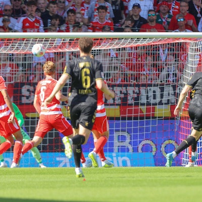 Marius Bülter traf am Samstag mit bemerkenswerter Präzision zum 1:0 für den 1. FC Köln.