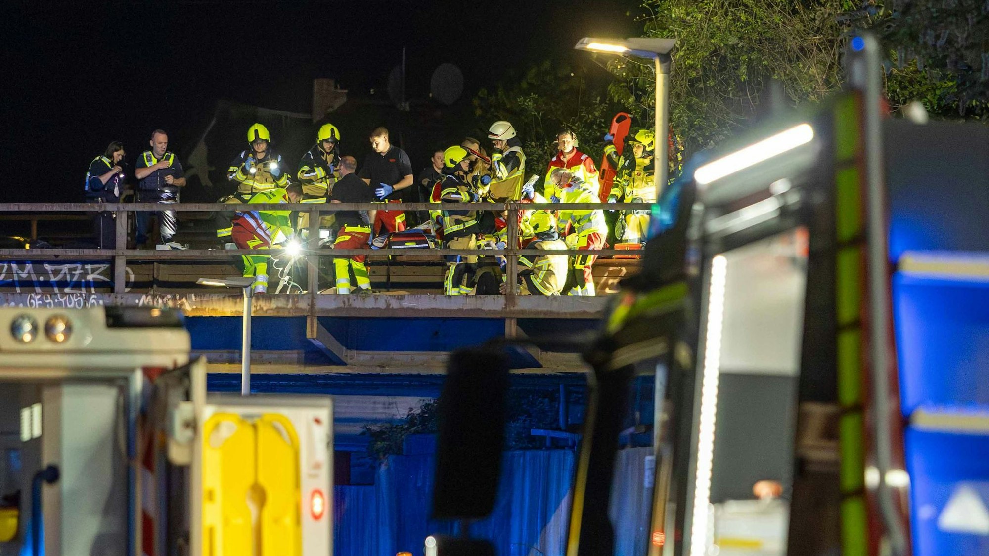 Unfall auf Bahngleis in Oberhausen