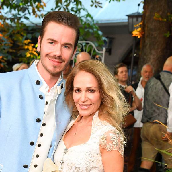 Eric Philippi und Michelle beim „HeidiFest“ von Heidi Klum.