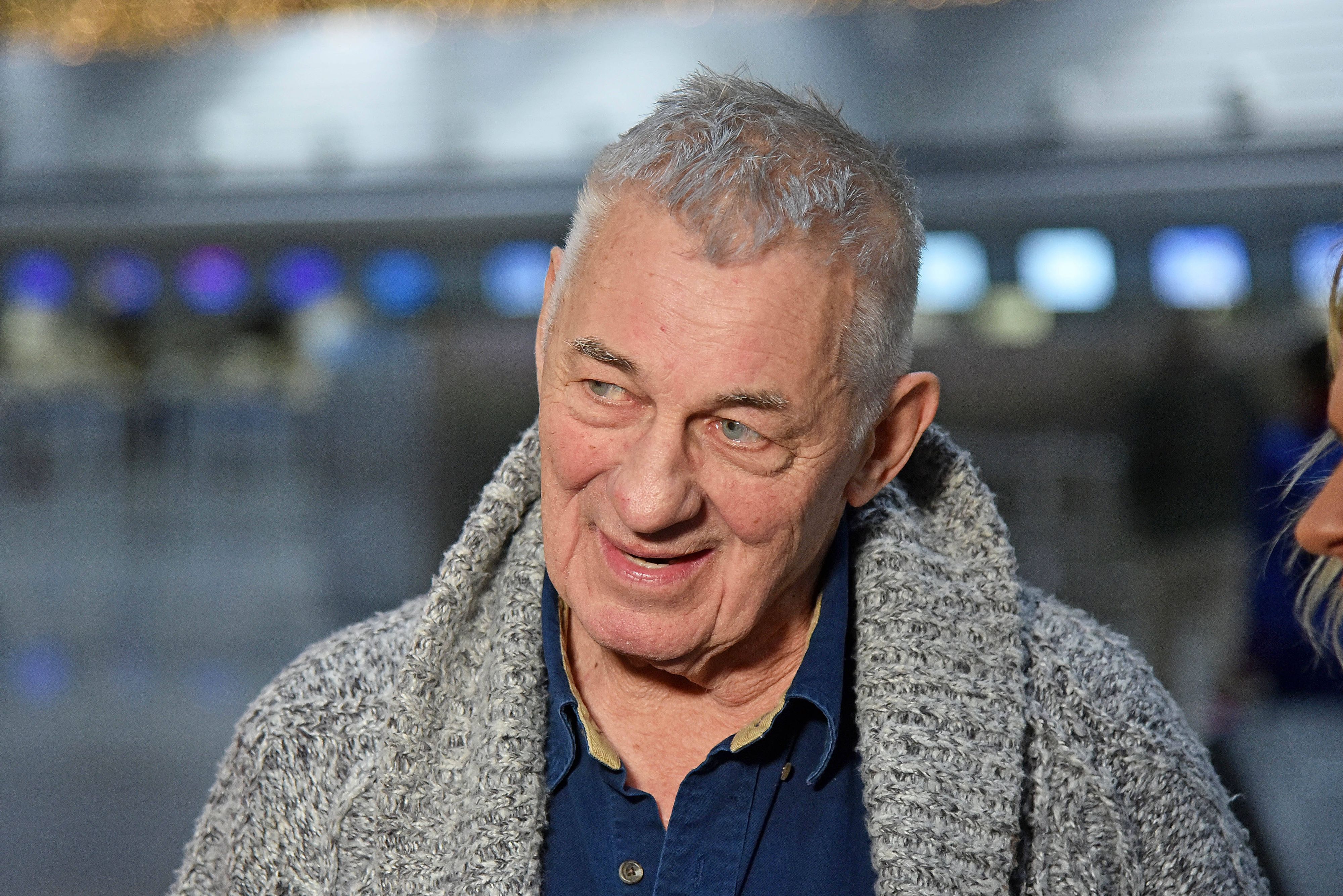 Heinz Hoenig vor seinem Abflug ins RTL-Dschungelcamp.