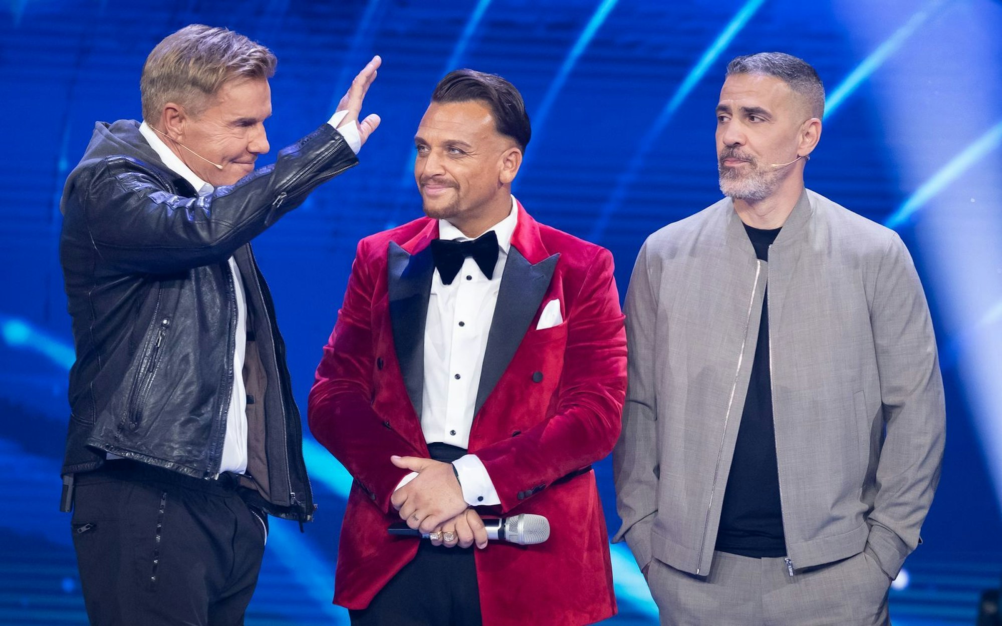 Auf die Untersützung der Jury-Mitglieder Dieter Bohlen (links) und Bushido (rechts) kann sich Menowin Fröhlich bei DSDS verlassen. (Bild: 2026 Getty Images/Andreas Rentz)