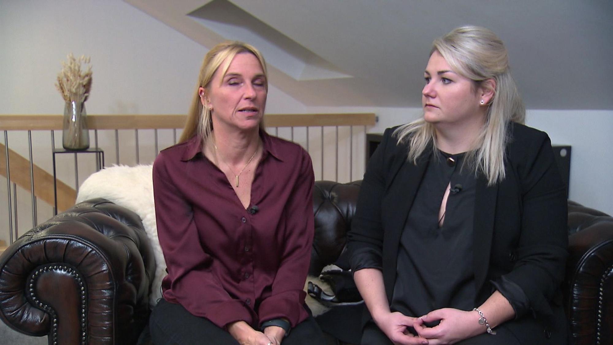 Hauptkritikpunkt von Sandra (links) und Diana: Das Essen war zu kalt.
(Bild: RTL)