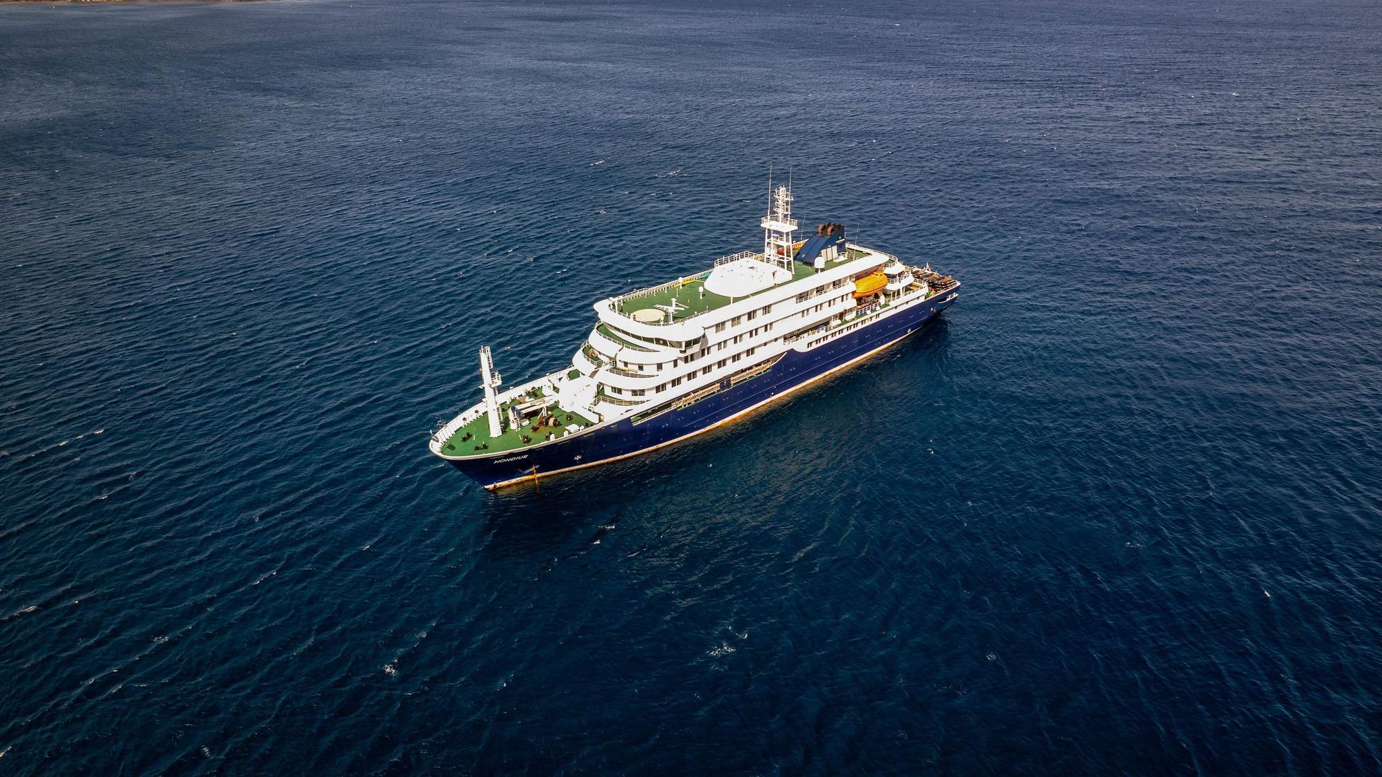 Die „MV Hondius“ ist ein Schiff der niederländischen Firma Oceanwide Expeditions.