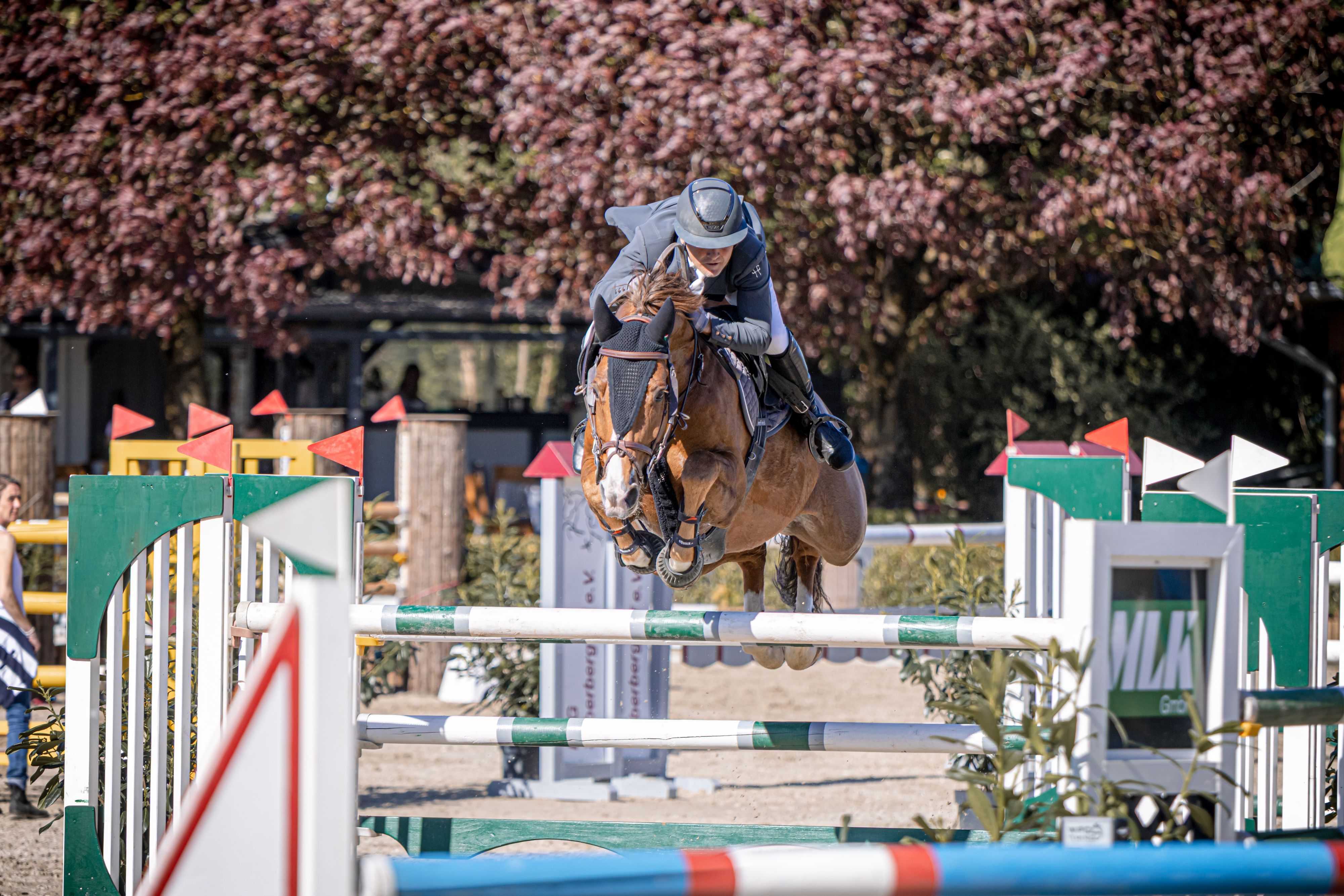 Karsten-Alexander Gelhausen dbeim S**-Springen.