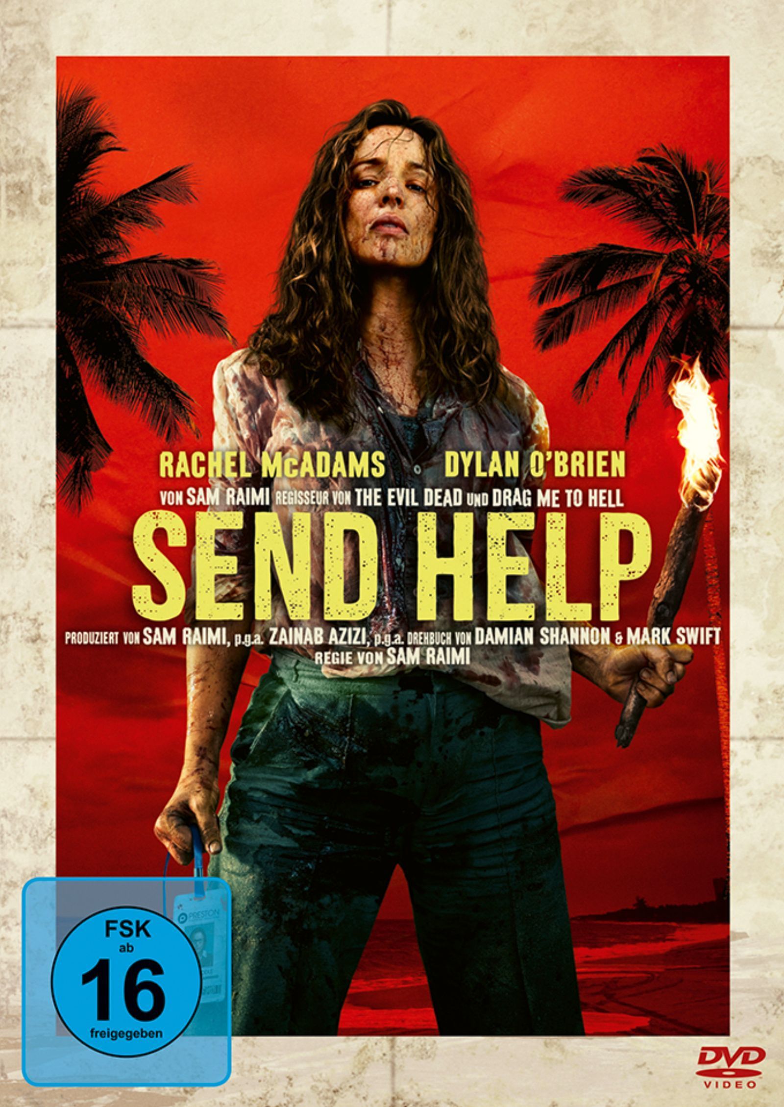 Linda (Rachel McAdams) verwandelt sich in „Send Help“ von einer grauen, schüchternen Büroangestellten in eine selbstbewusste Kämpferin, die sich nichts mehr gefallen lässt. (Bild: Leonine /  2026 20th Century Studios. All Rights Reserved.)