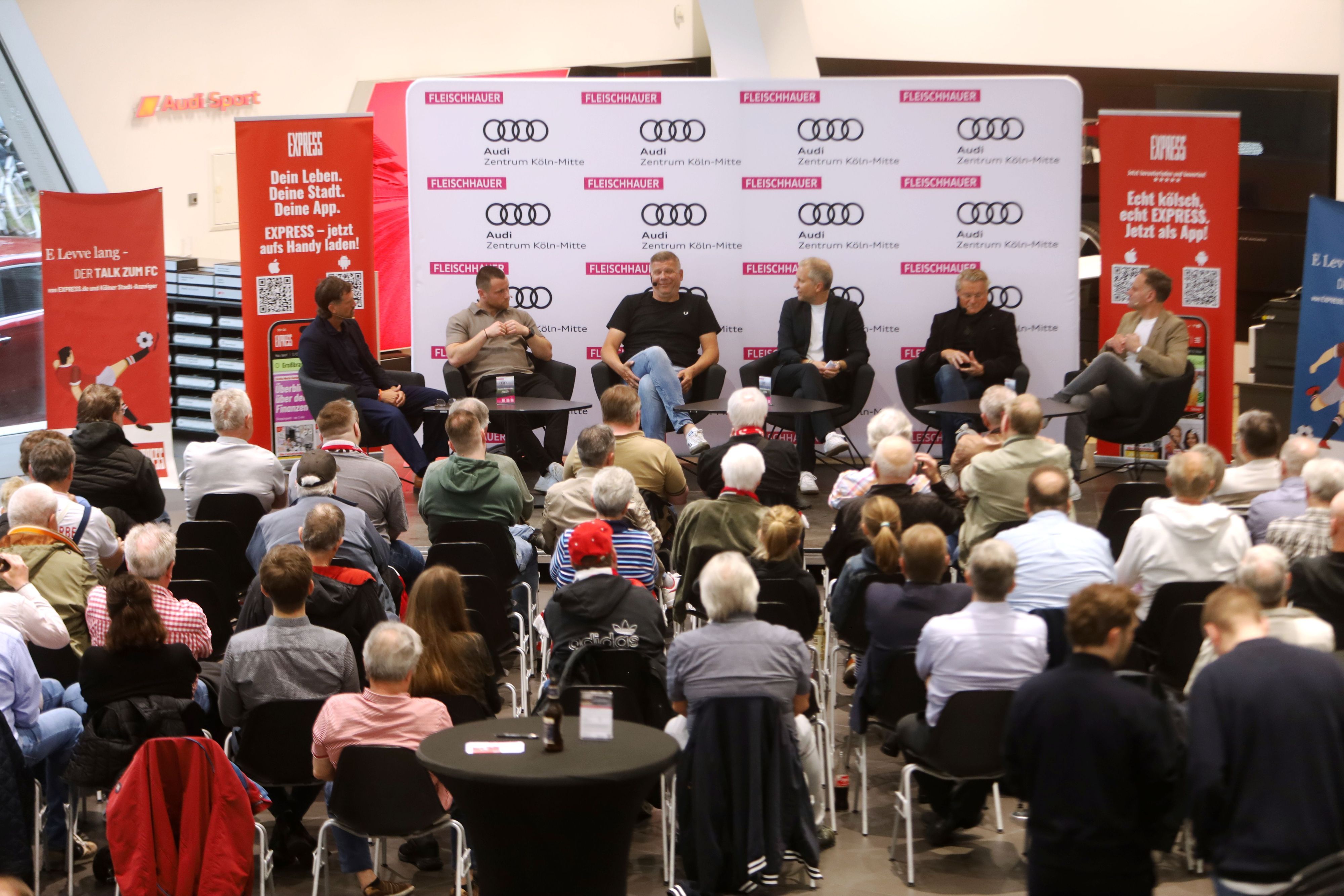 „E Levve lang – der Talk zum FC“ mit Christian Clemens und Michael Trippel.