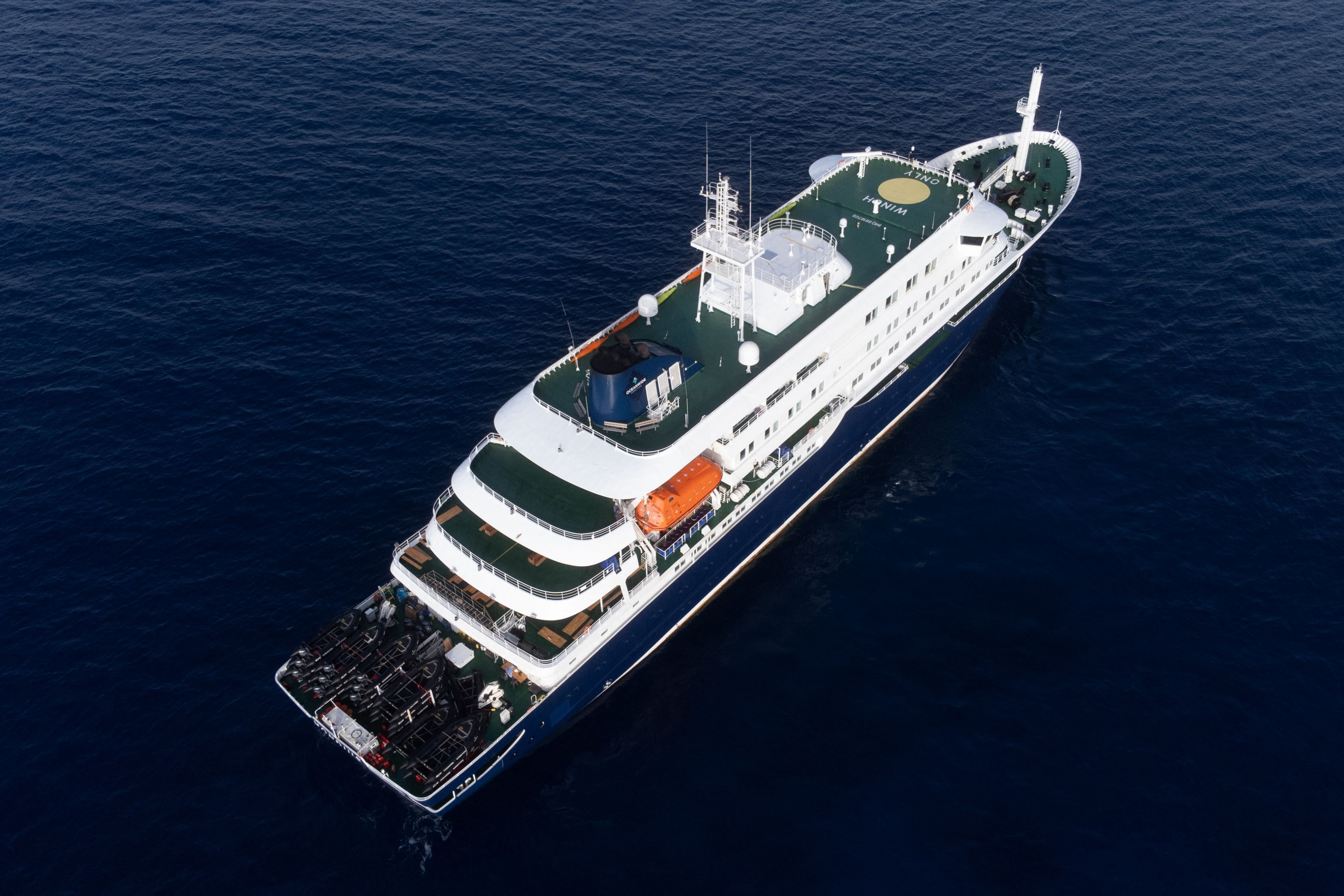 Das Expeditions-Kreuzfahrtschiff „Hondius“ liegt derzeit vor Kap Verde.
