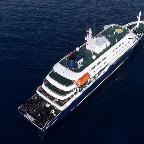 Das Expeditions-Kreuzfahrtschiff „Hondius“ liegt derzeit vor Kap Verde.