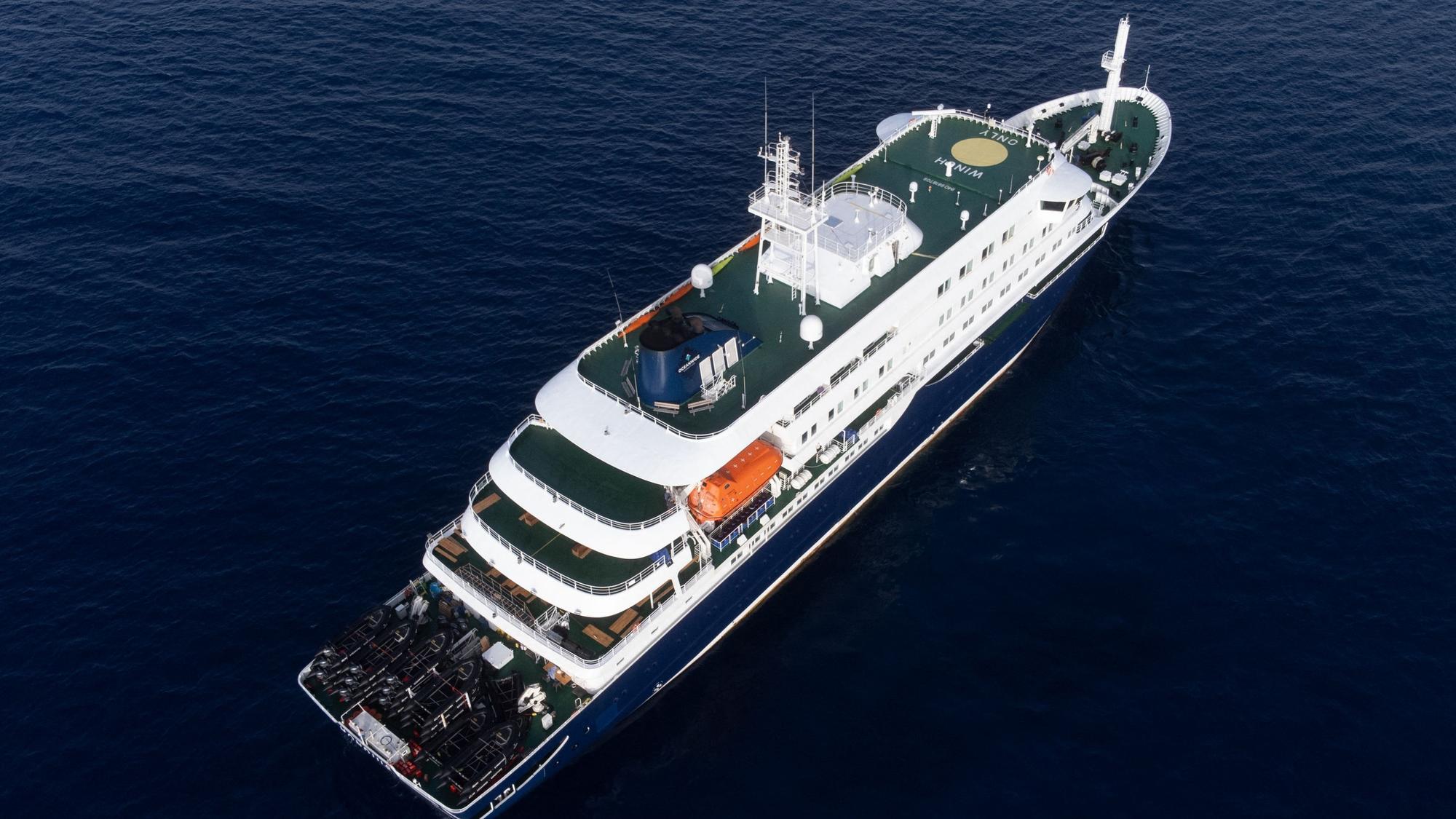 Das Expeditions-Kreuzfahrtschiff „Hondius“ liegt derzeit vor Kap Verde.