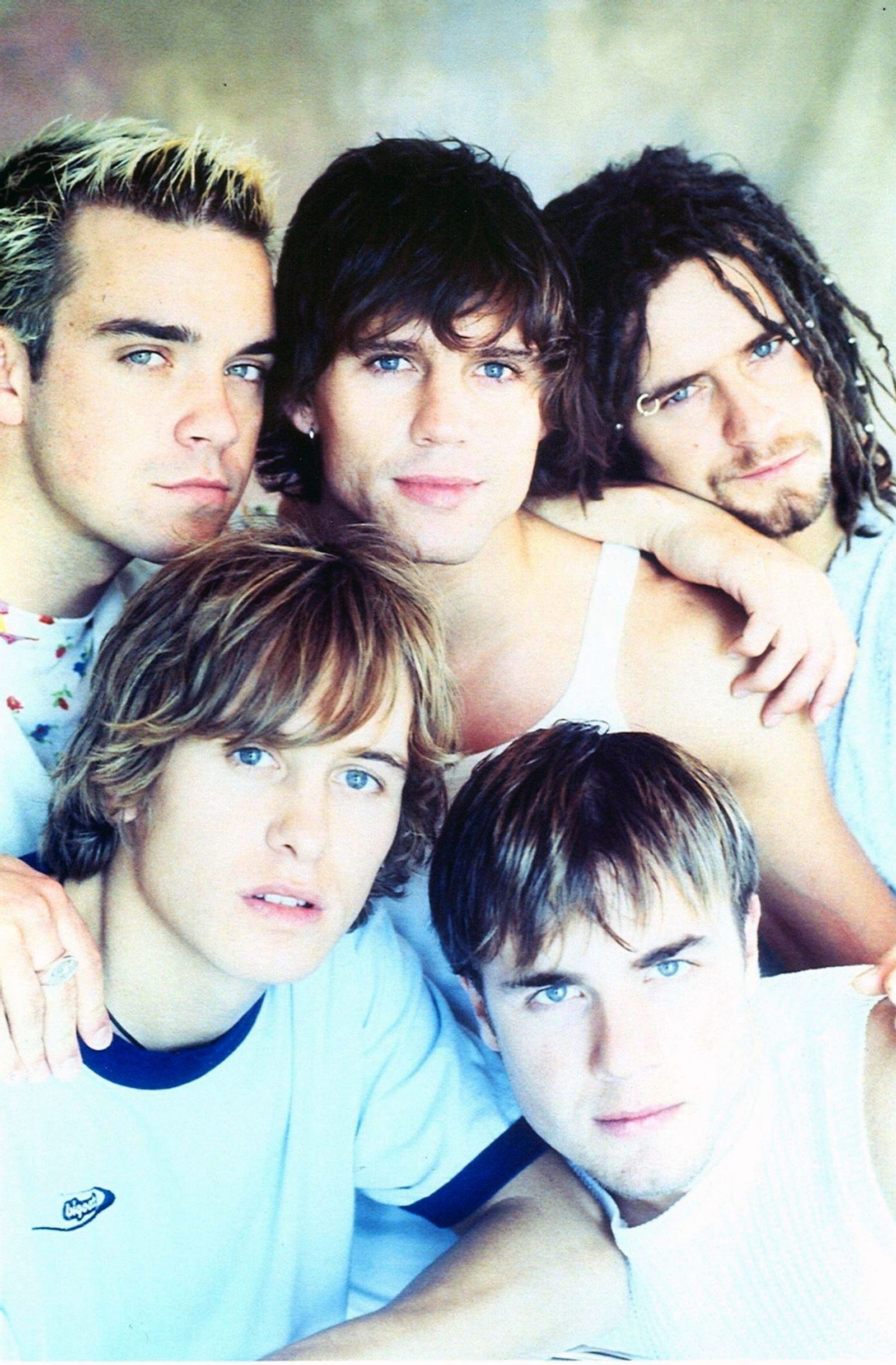Robbie Williams, Mark Owen, Jason Orange, Gary Barlow und Howard Donald verzauberten als Take That ab 1990 die Teenie-Herzen. (Bild: teleschau / Archiv)