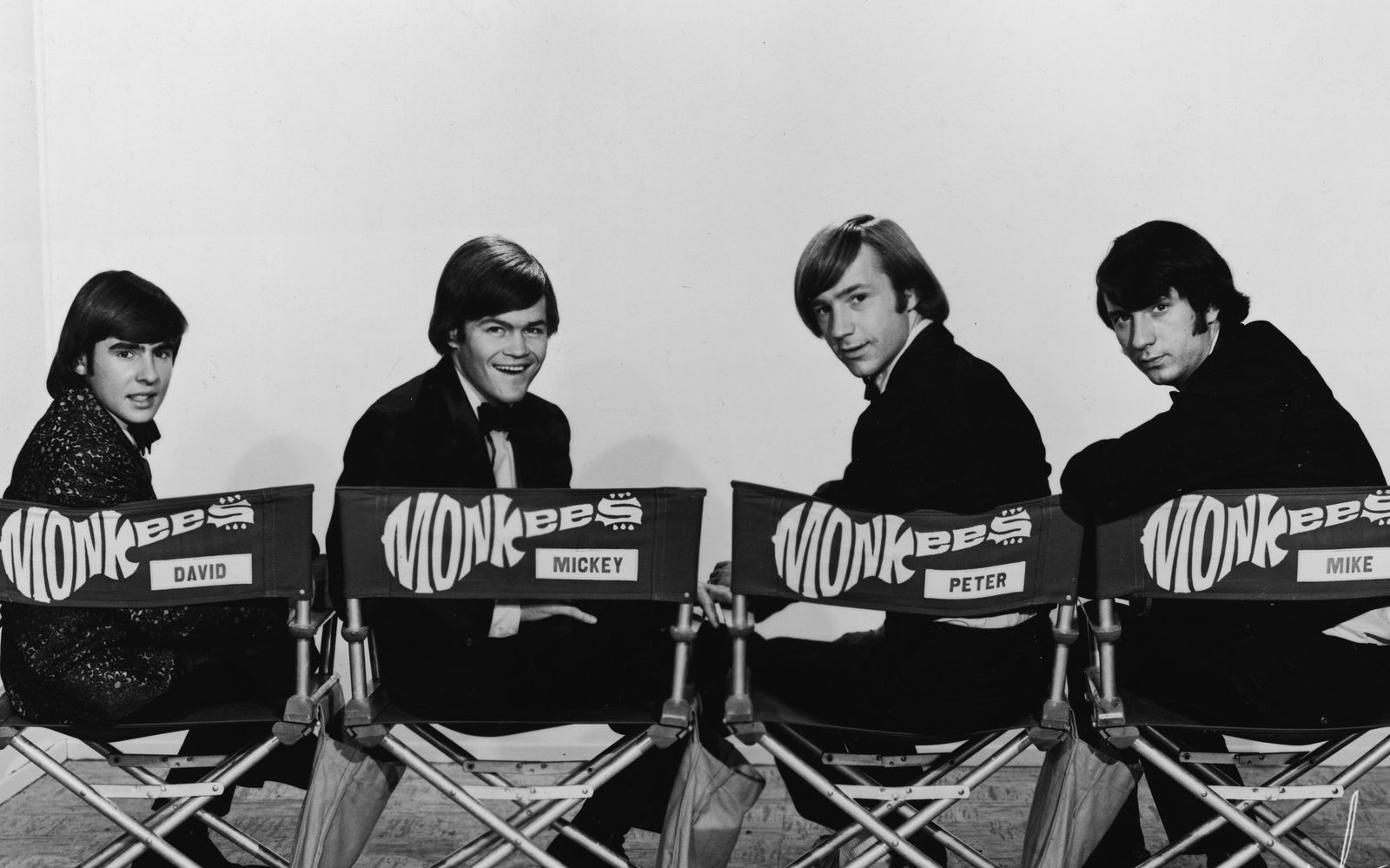 Sie waren die erste Boygroup, die am Reißbrett entstand: Davy Jones, Mickey Dolenz, Peter Tork und Michael Nesmith (von links) wurden per Zeitungsannonce für die TV-Show „The Monkees“ gesucht. (Bild: NBC Television)