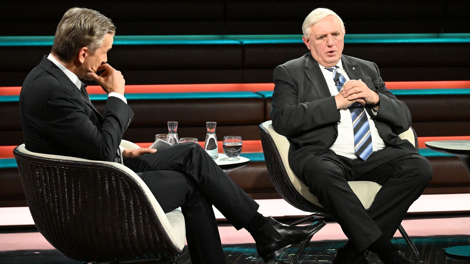 Bei „Markus Lanz“ warnte CDU-Politiker Karl-Josef Laumann vor einer Minderheitsregierung. (Bild: ZDF/ Cornelia Lehmann)