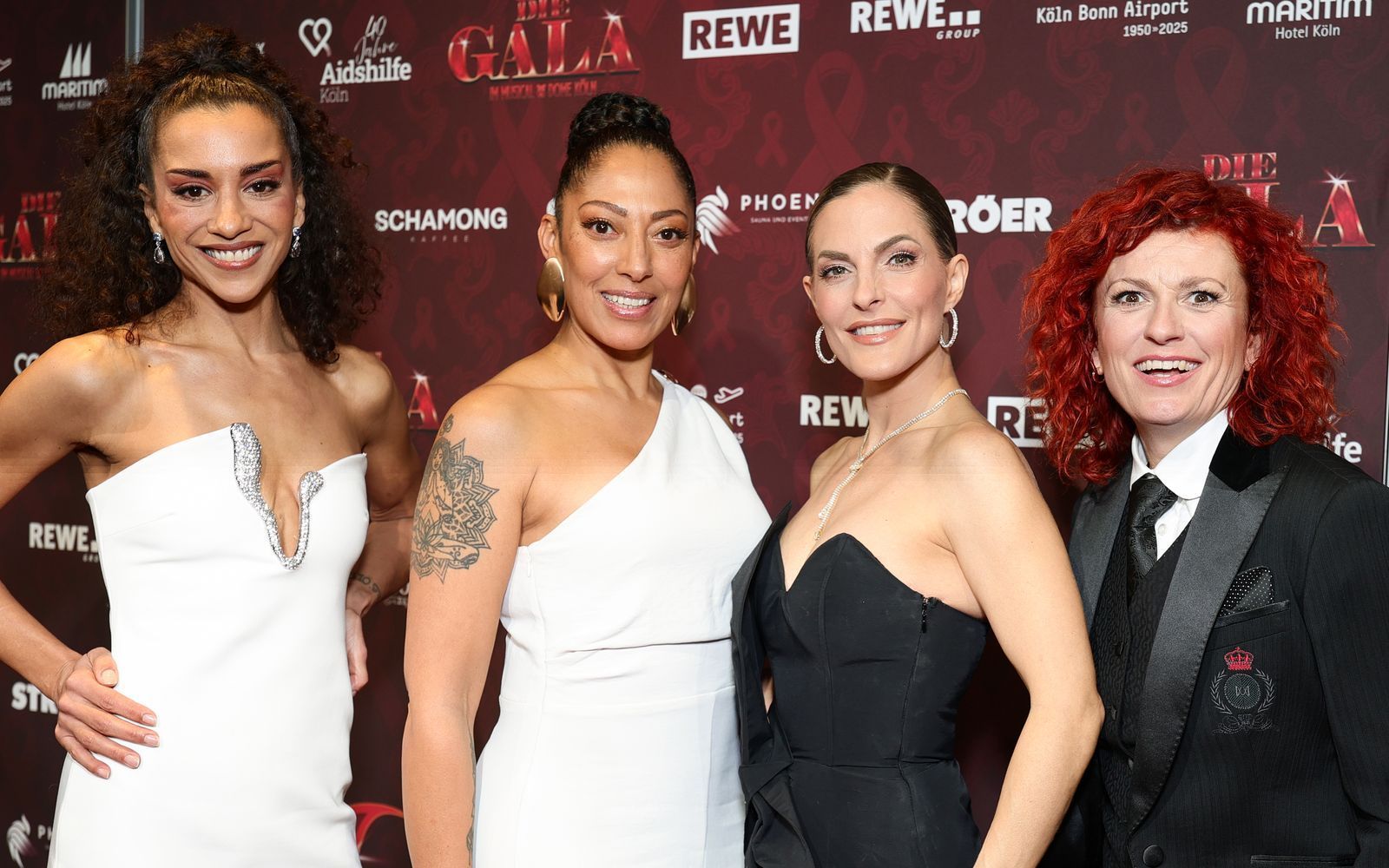 Die No Angels (von links: Nadja Benaissa, Jessica Wahls, Sandy Mölling und Lucy Diakovska) müssen mehrere Auftritte im Mai absagen. (Bild: 2025 Getty Images/Andreas Rentz)