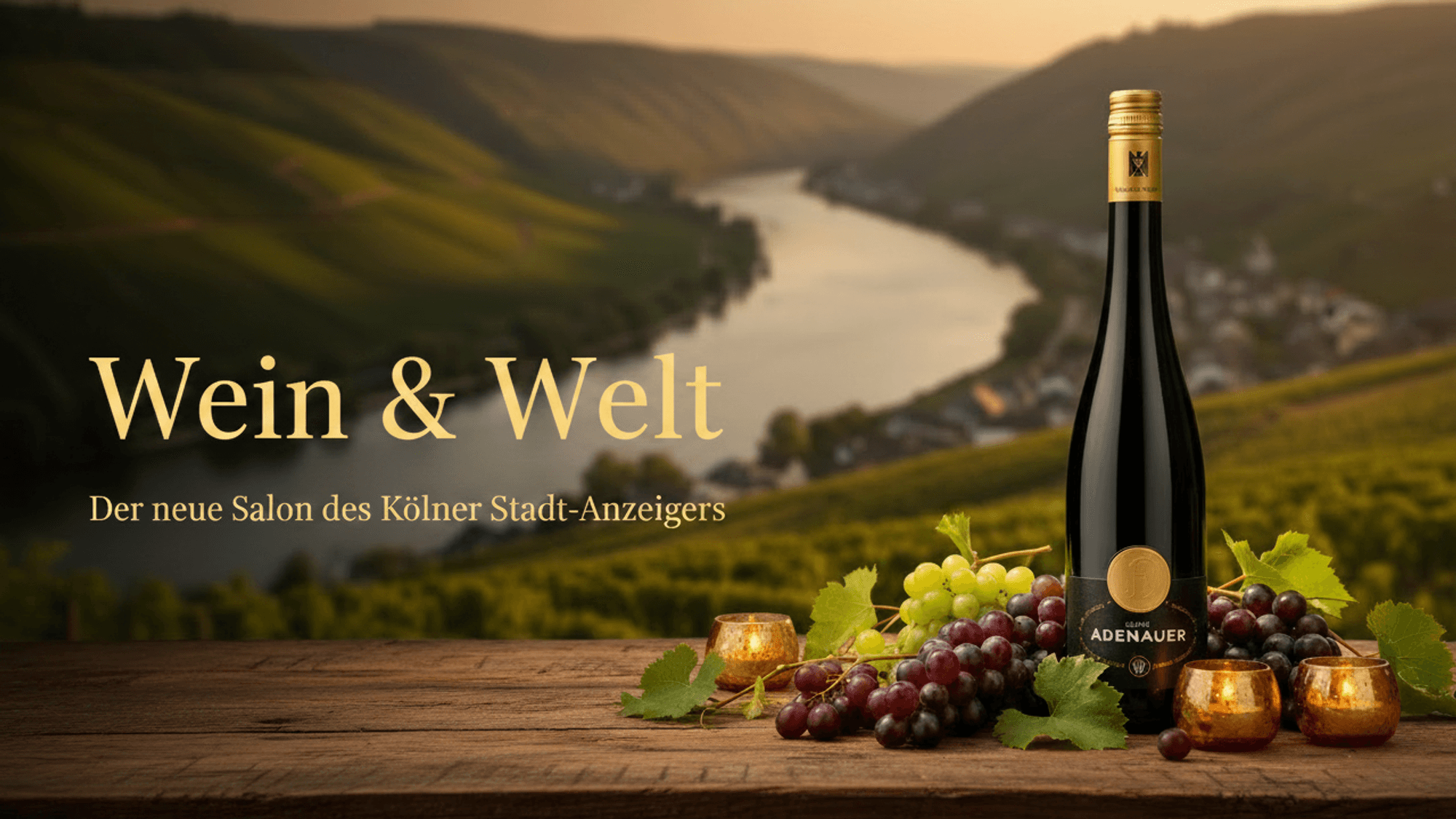 Freunde stoßen mit einem Glas gutem Wein an.