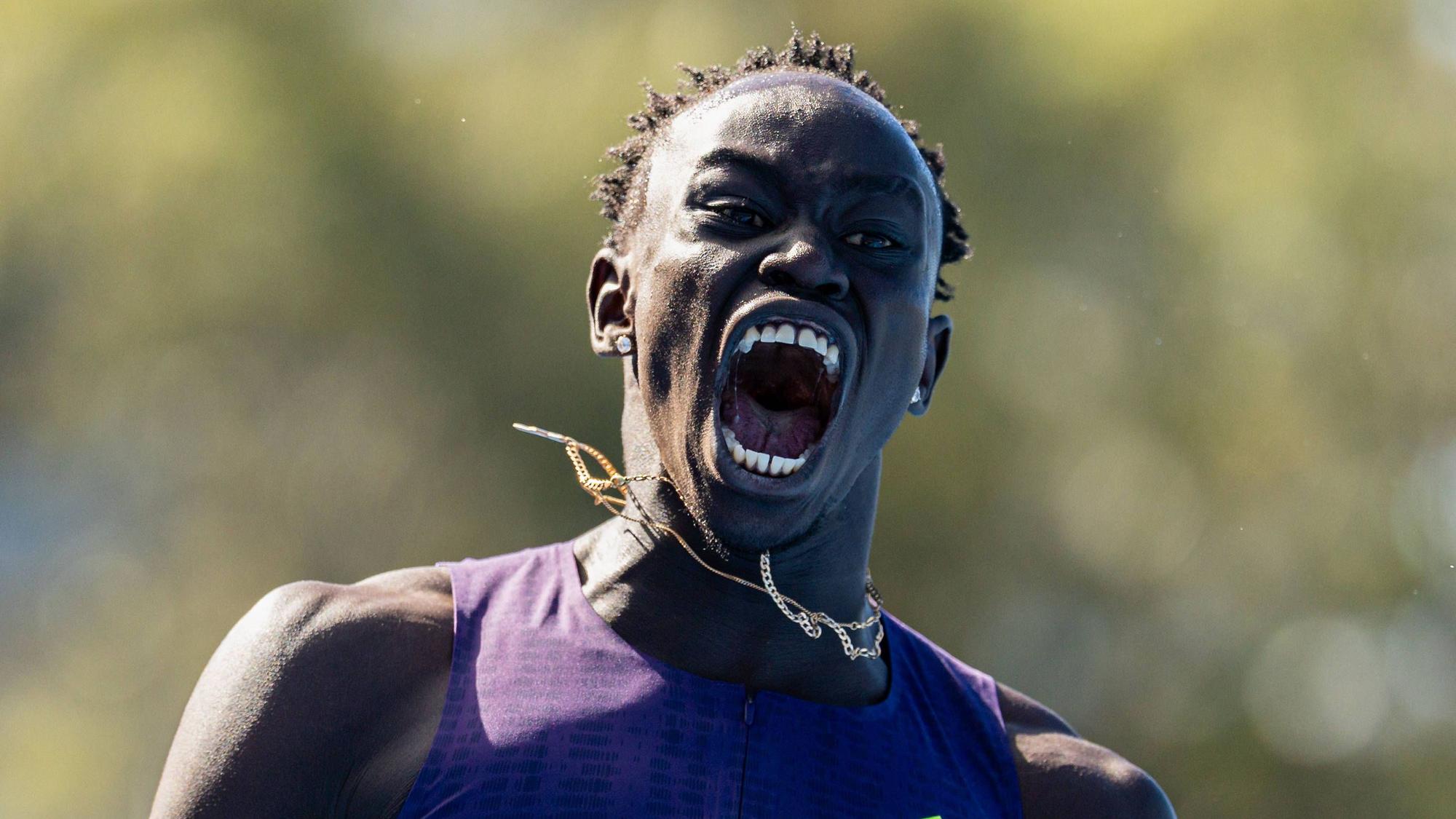 Der australische Sprinter Gout Gout.