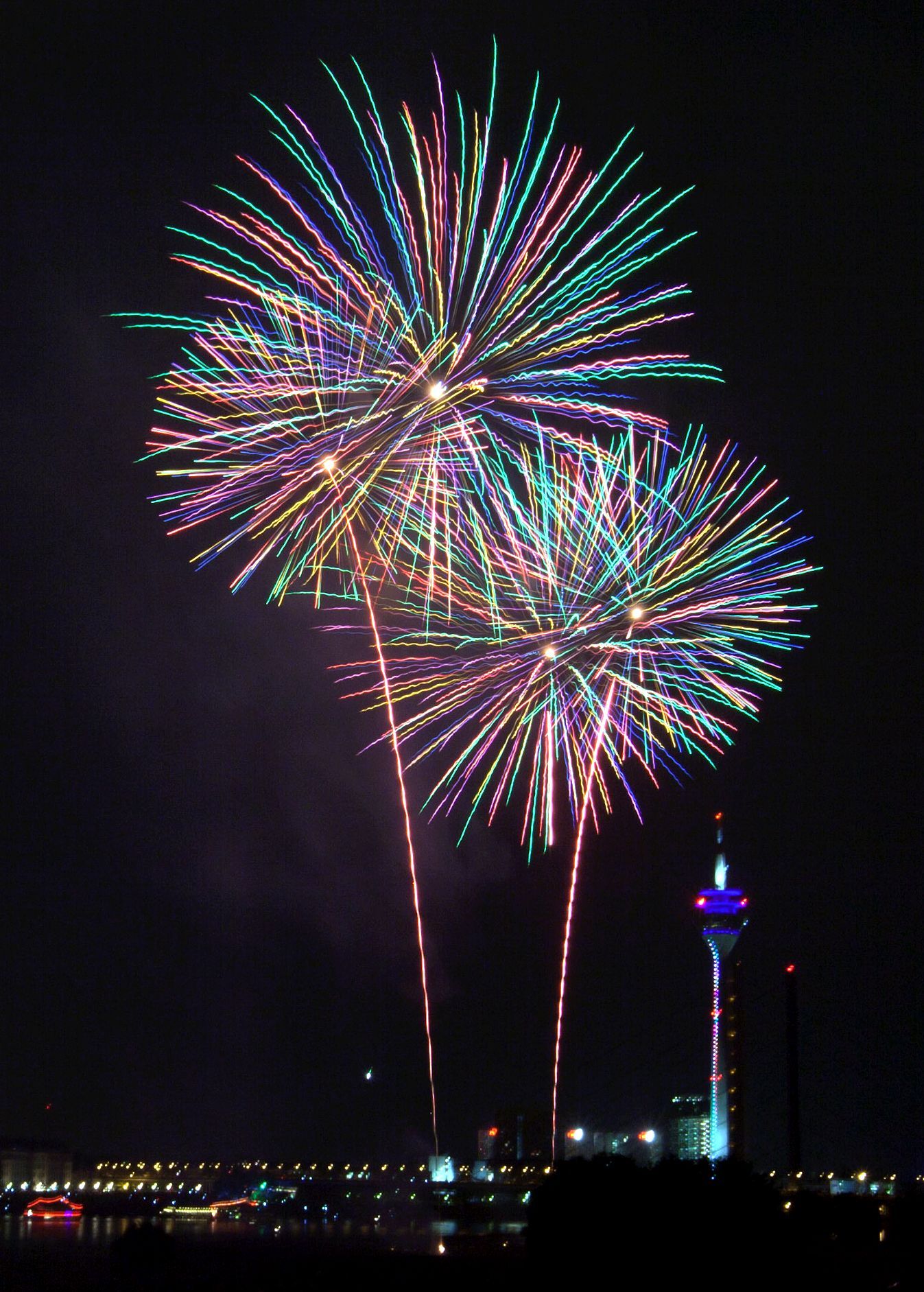 Feuerwerk beim Japan-Tag in Düsseldorf. (Archivbild)