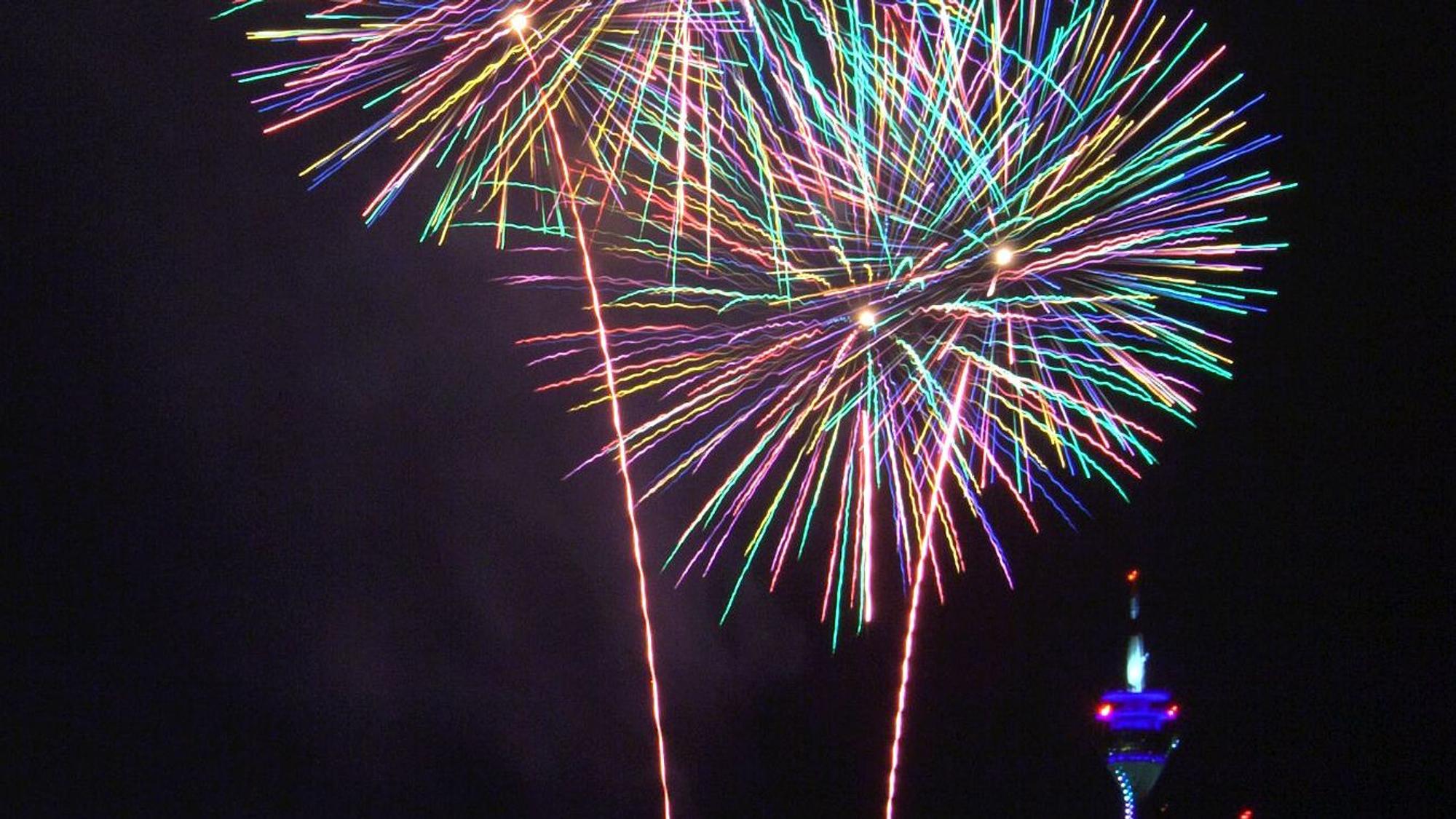Feuerwerk beim Japan-Tag in Düsseldorf. (Archivbild)