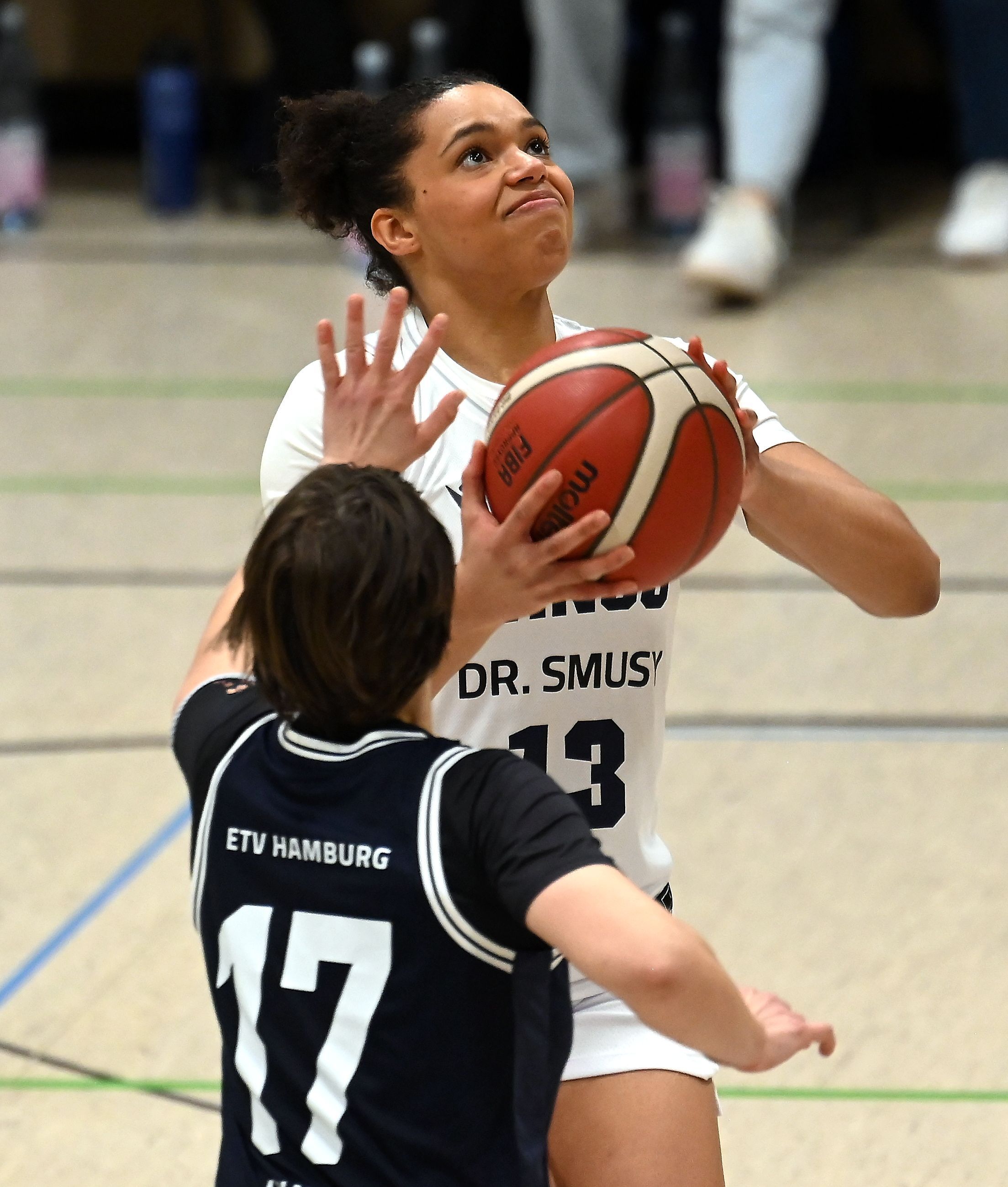 30.11.2025, Basketball-Wings Leverkusen-Elmsbüttel

Olivia Okpara (Leverkusen)

Foto: Uli Herhaus