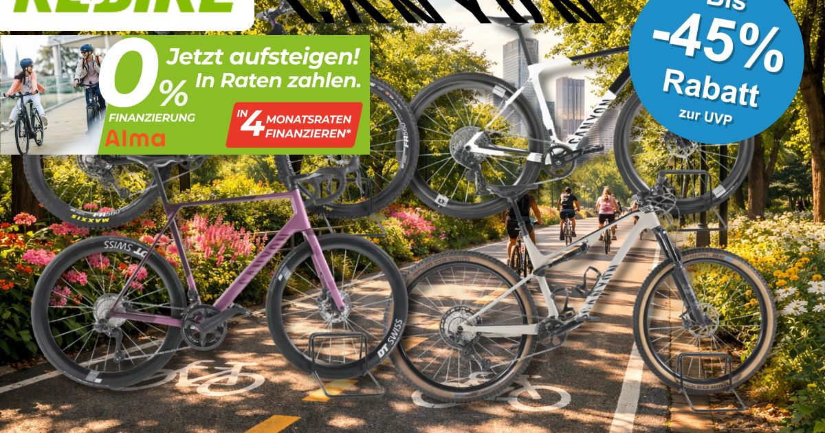 Canyon Sale bei Rebike Jetzt bis 45 % Rabatt auf Canyon E-Bikes ...